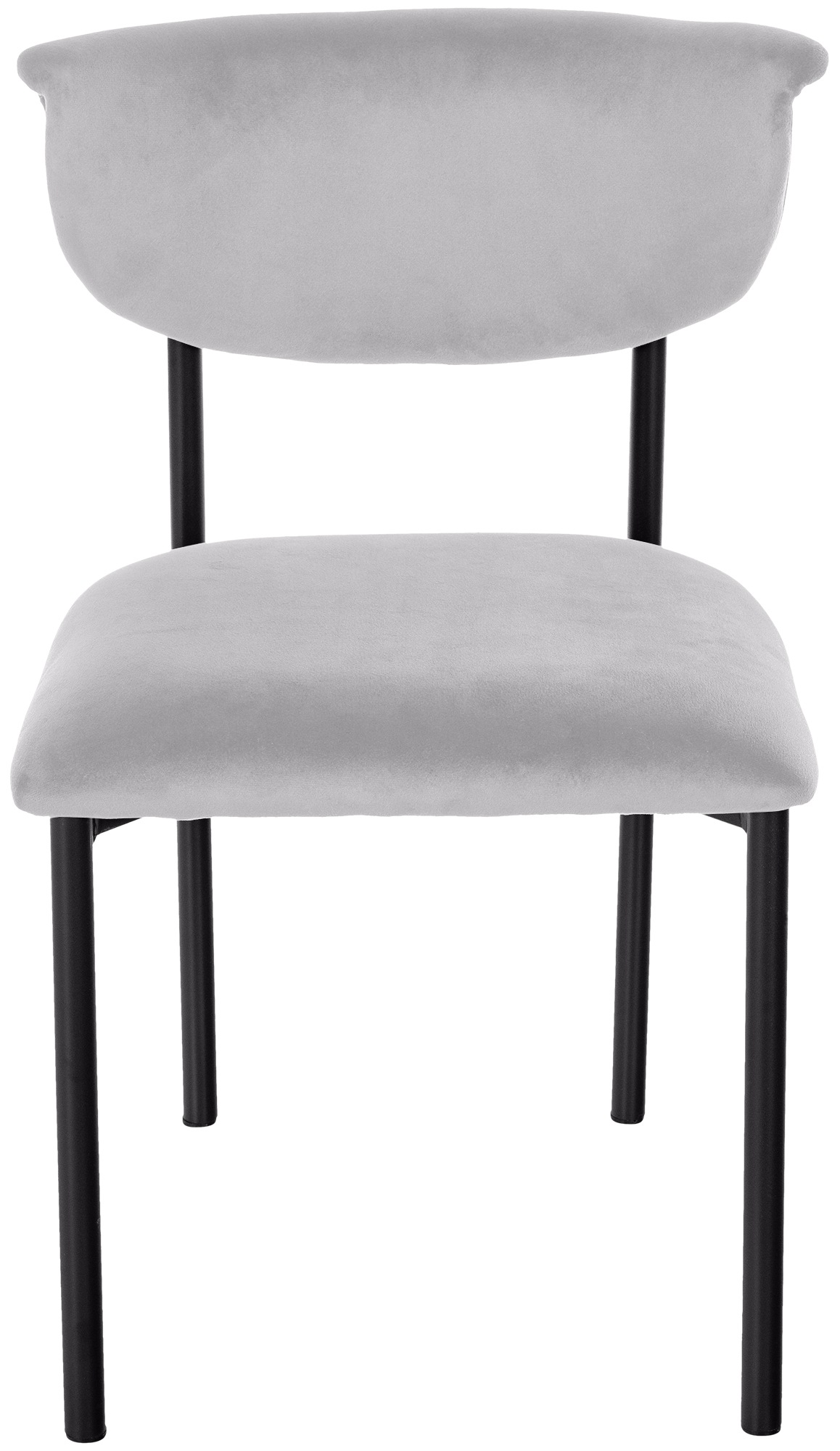 Chaise de salle à manger Gambell en Velours