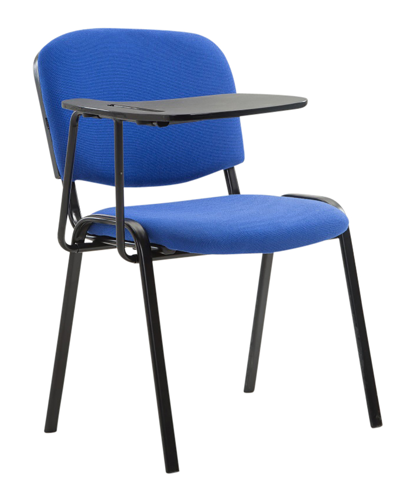 Lot de 4 Chaises Ken en tissu avec tablette rabattable
