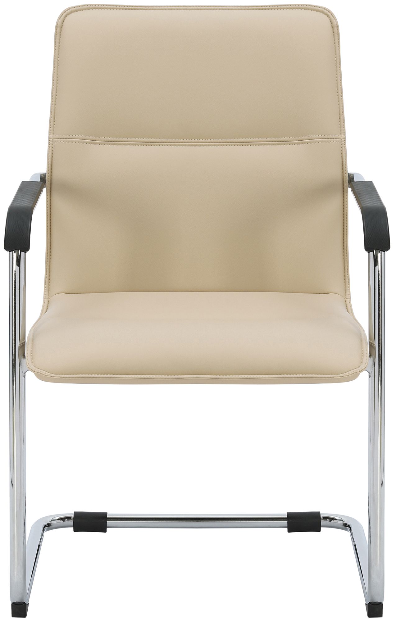 Lot de 2 chaises cantilever Seattle en similicuir