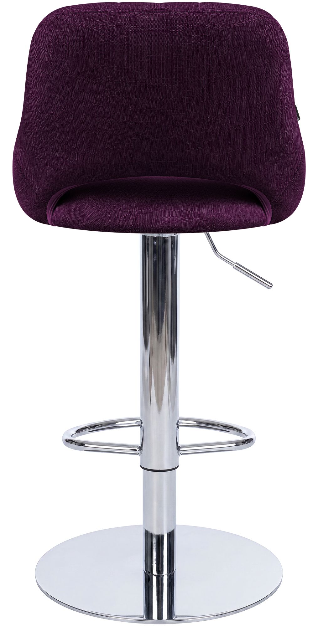 Lot de 2 tabourets de bar Milet chromés avec socles extra lourds