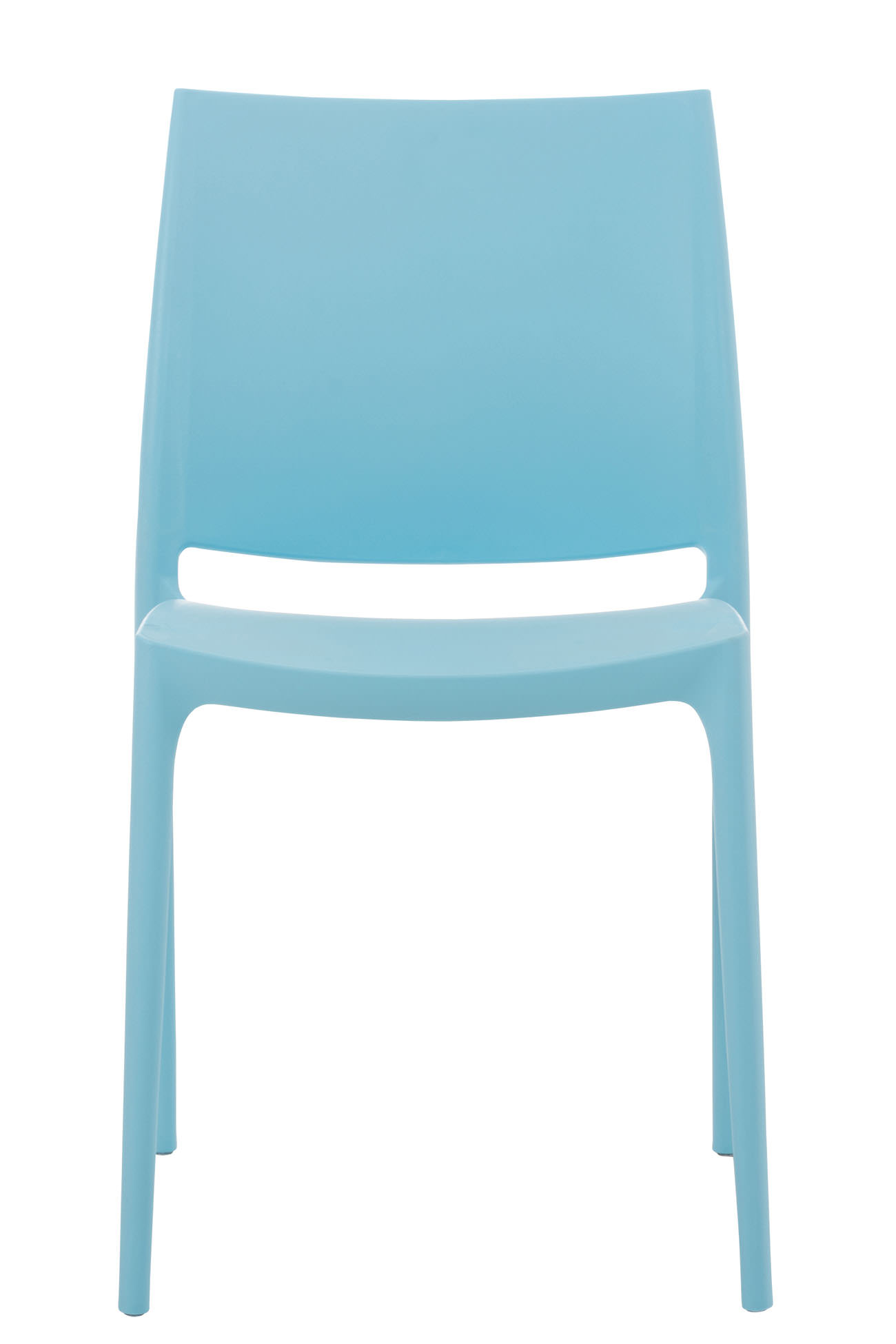 Lot de 2 chaises de jardin empilables Maya en plastique