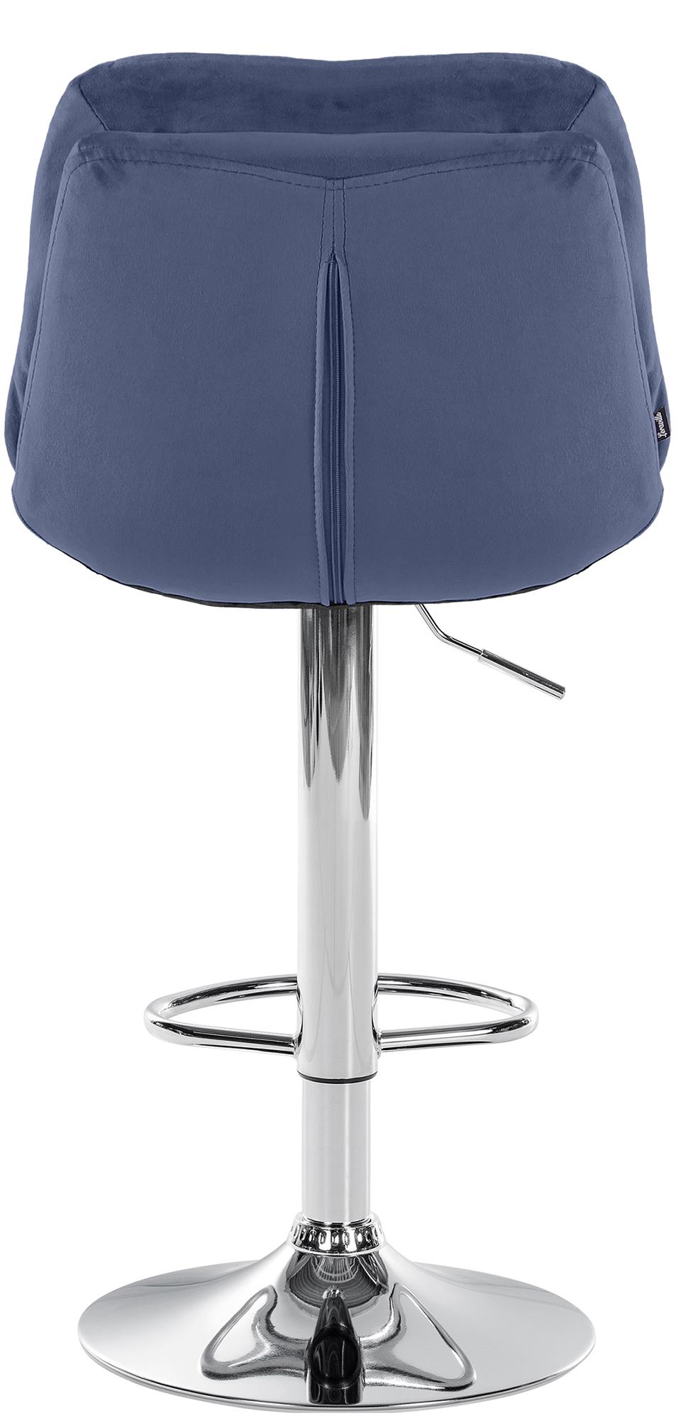 Tabouret de bar Laurel velours