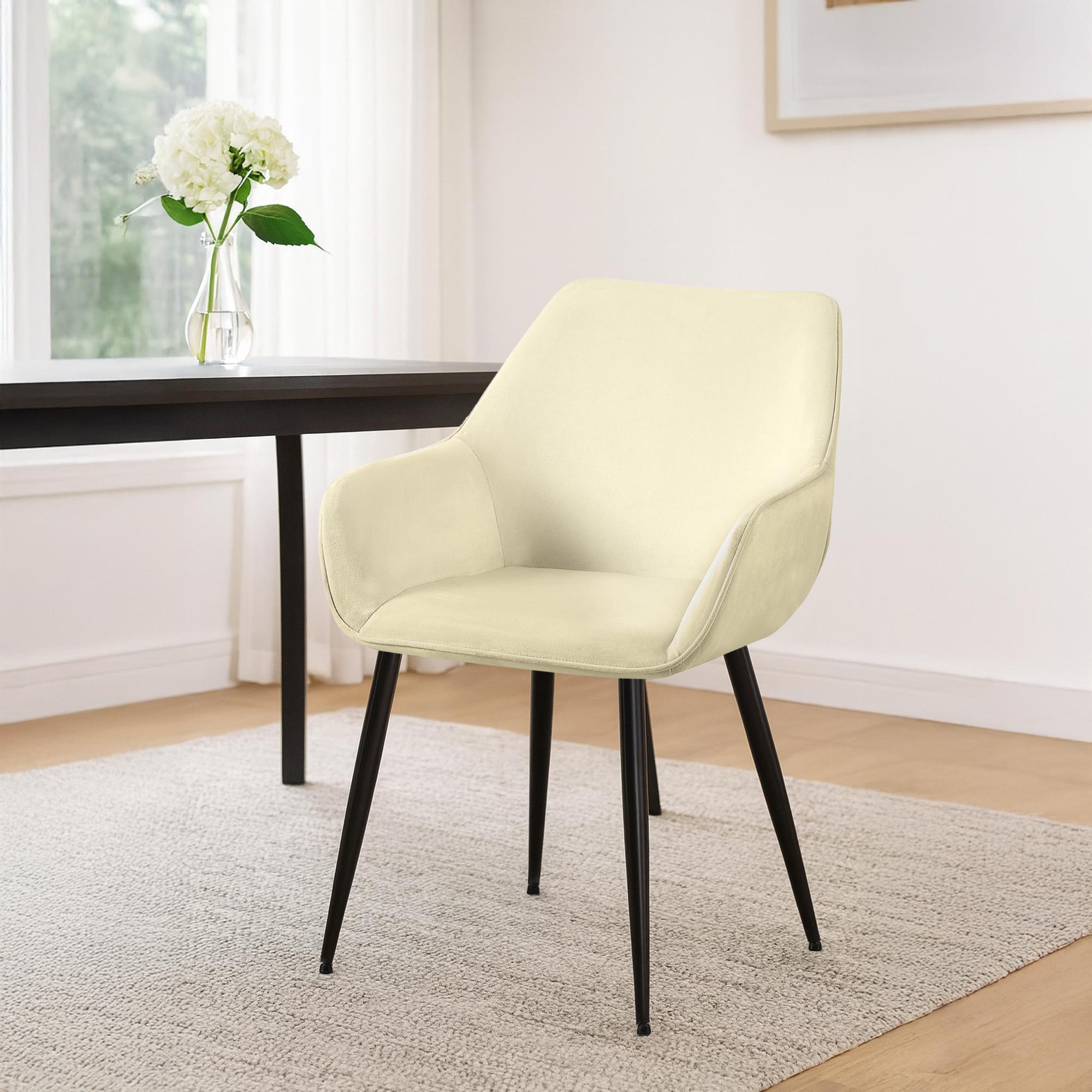 Lot de 2 chaises de salle à manger Luena