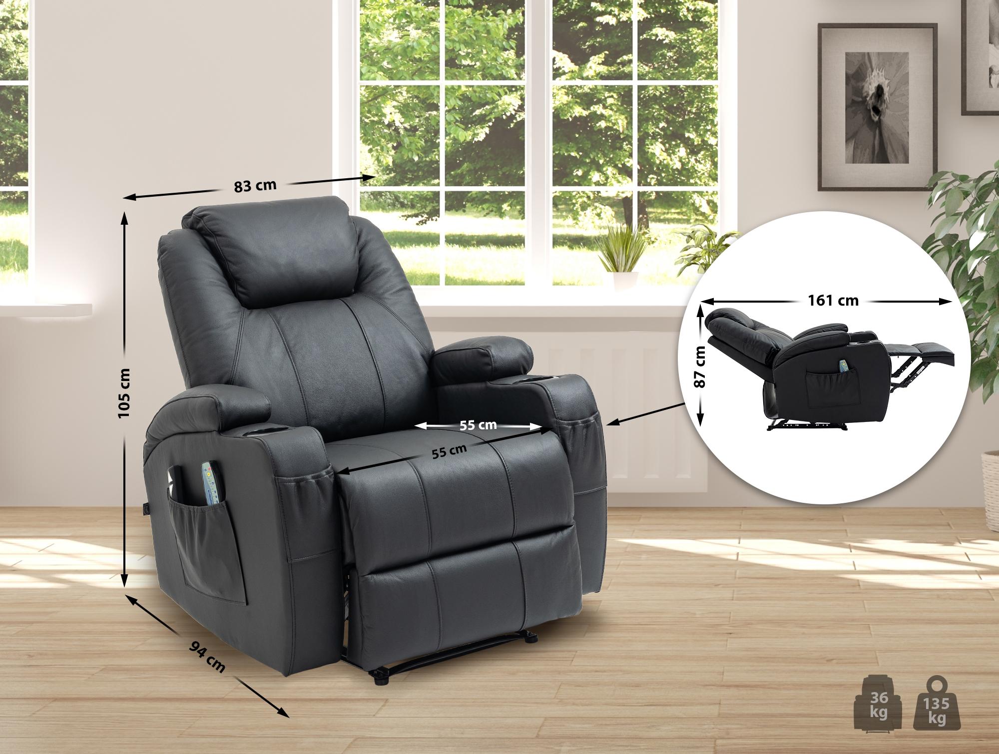 Fauteuil Hepler avec fonction massage