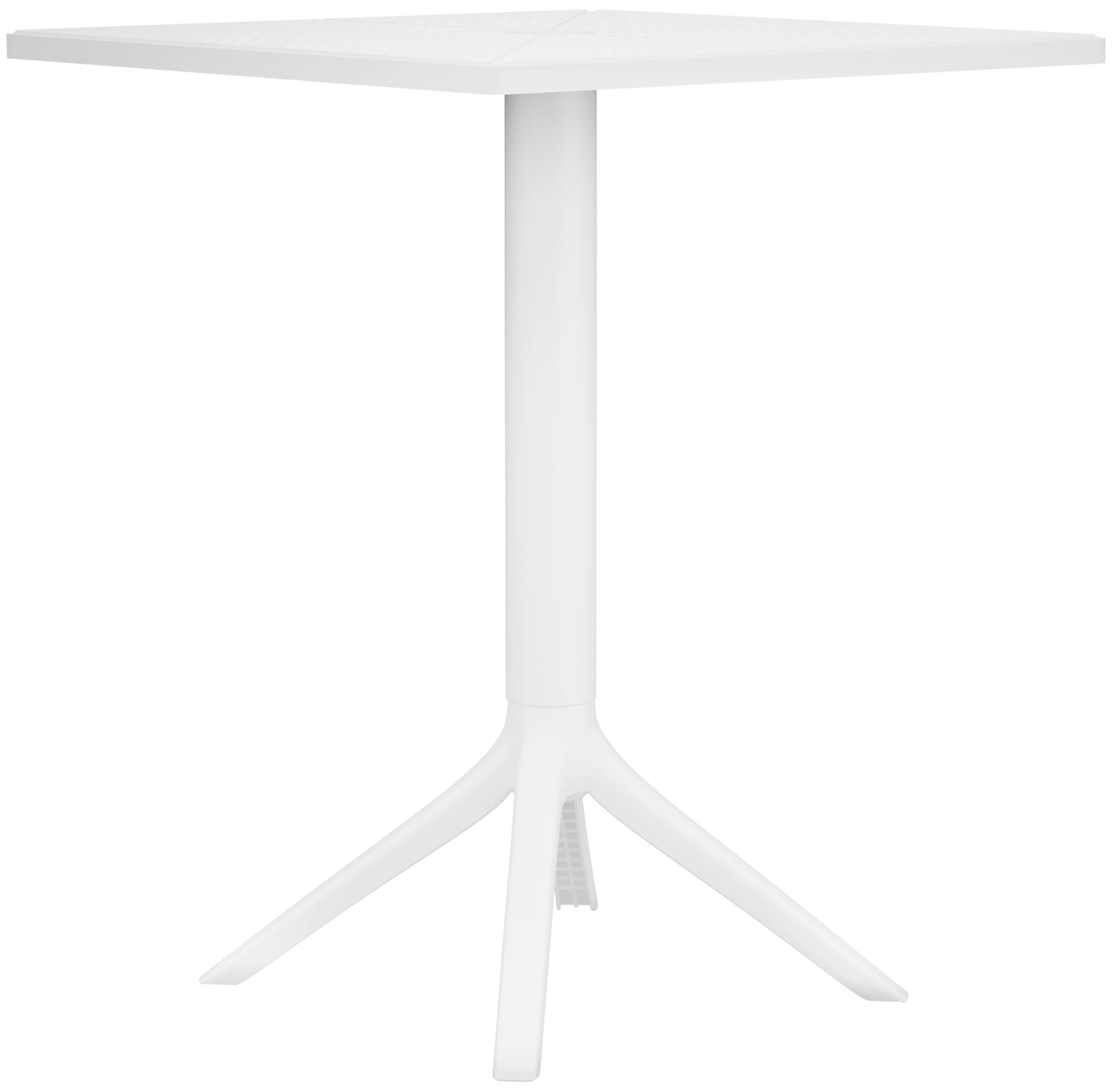 Table de jardin Nuvela 60 x 60 cm Résistant aux intempéries, aux UV, facile d'entretien