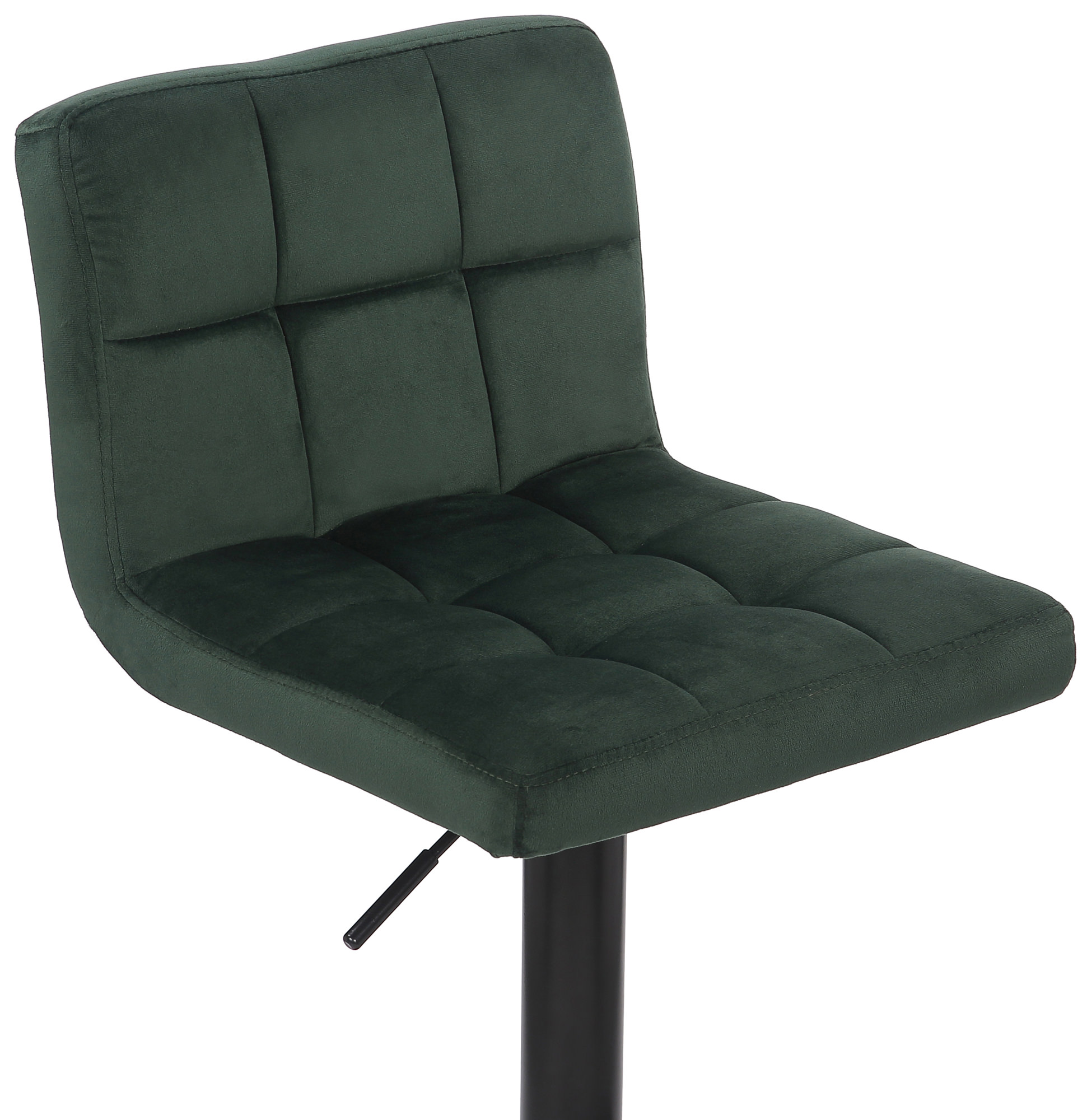 Lot de 2 Tabourets de bar Feni en velours