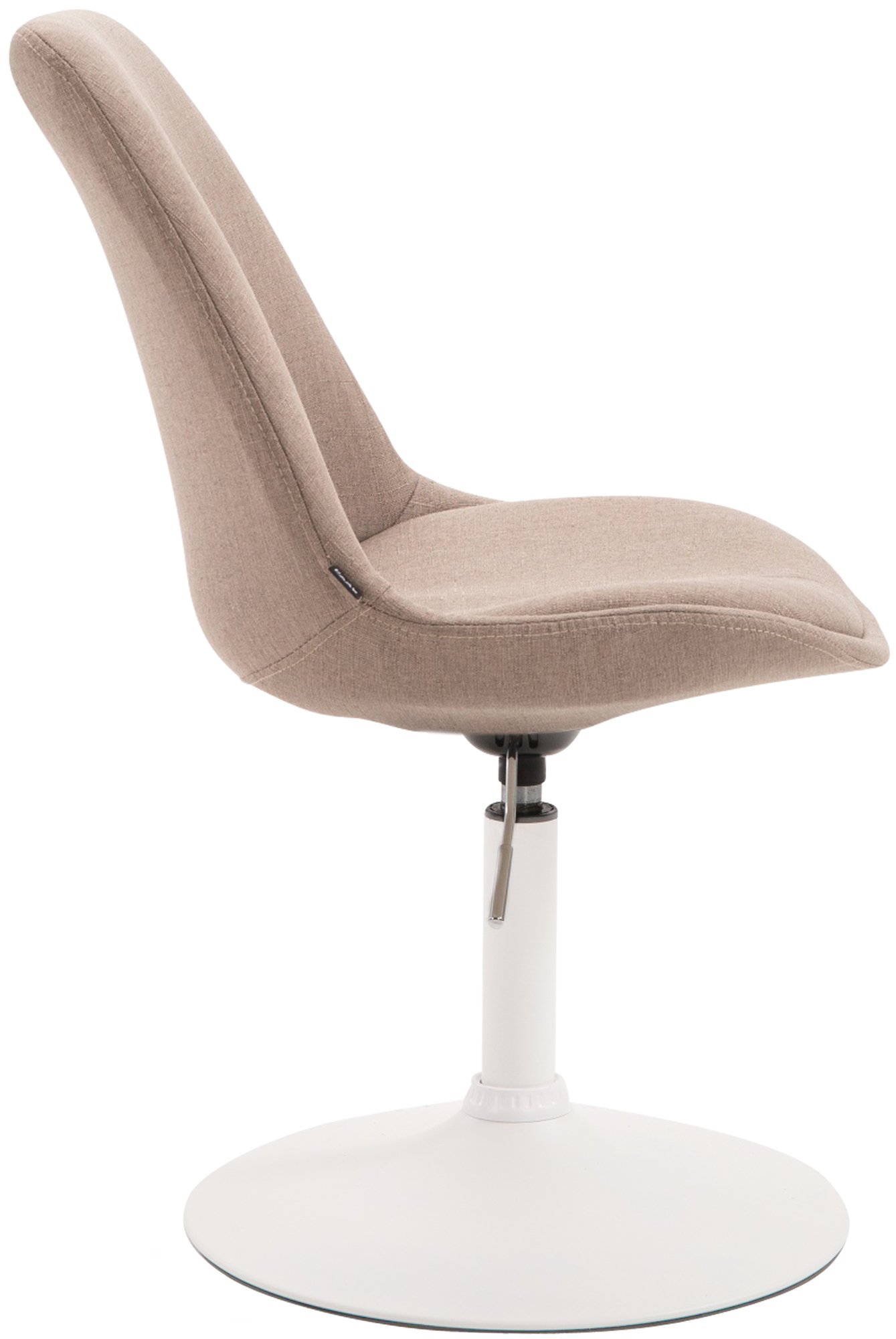 Chaise de salle à manger Maverick tissu avec pied trompette