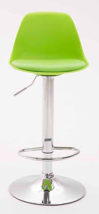 Lot de 2 tabourets de bar Kiel similicuir et coque en plastique