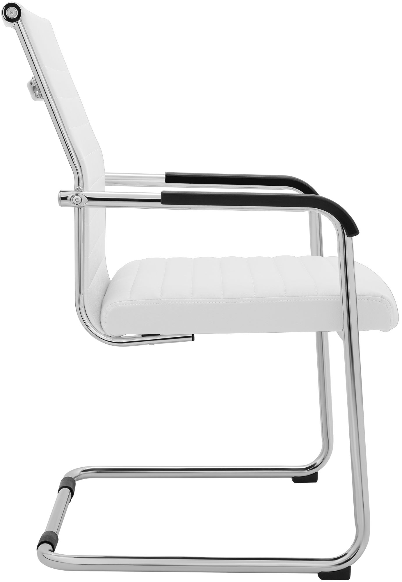 Chaise cantilever Hakon aspect cuir