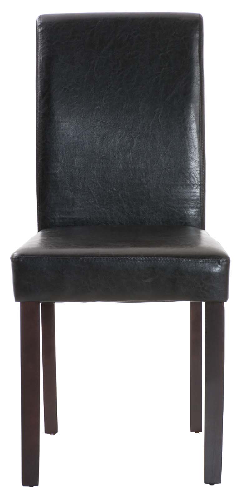 Lot de 6 Chaises de salle à manger Ina similicuir avec pieds en Bois