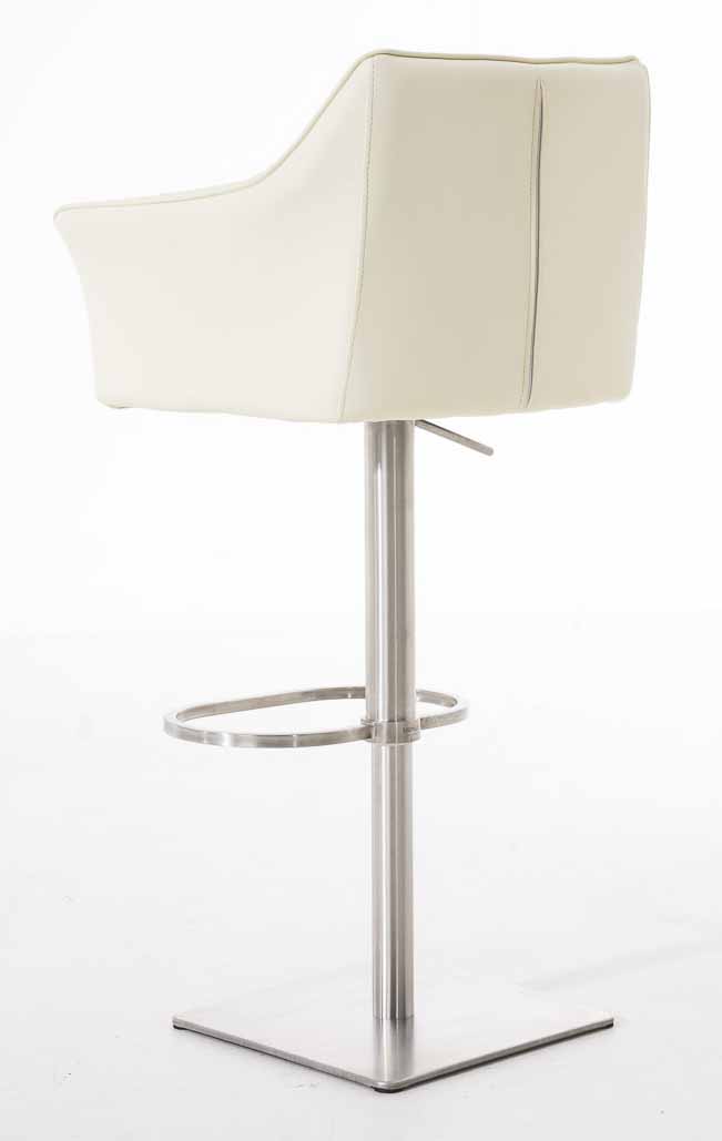 Lot de 2 tabourets de bar Damaso en similicuir