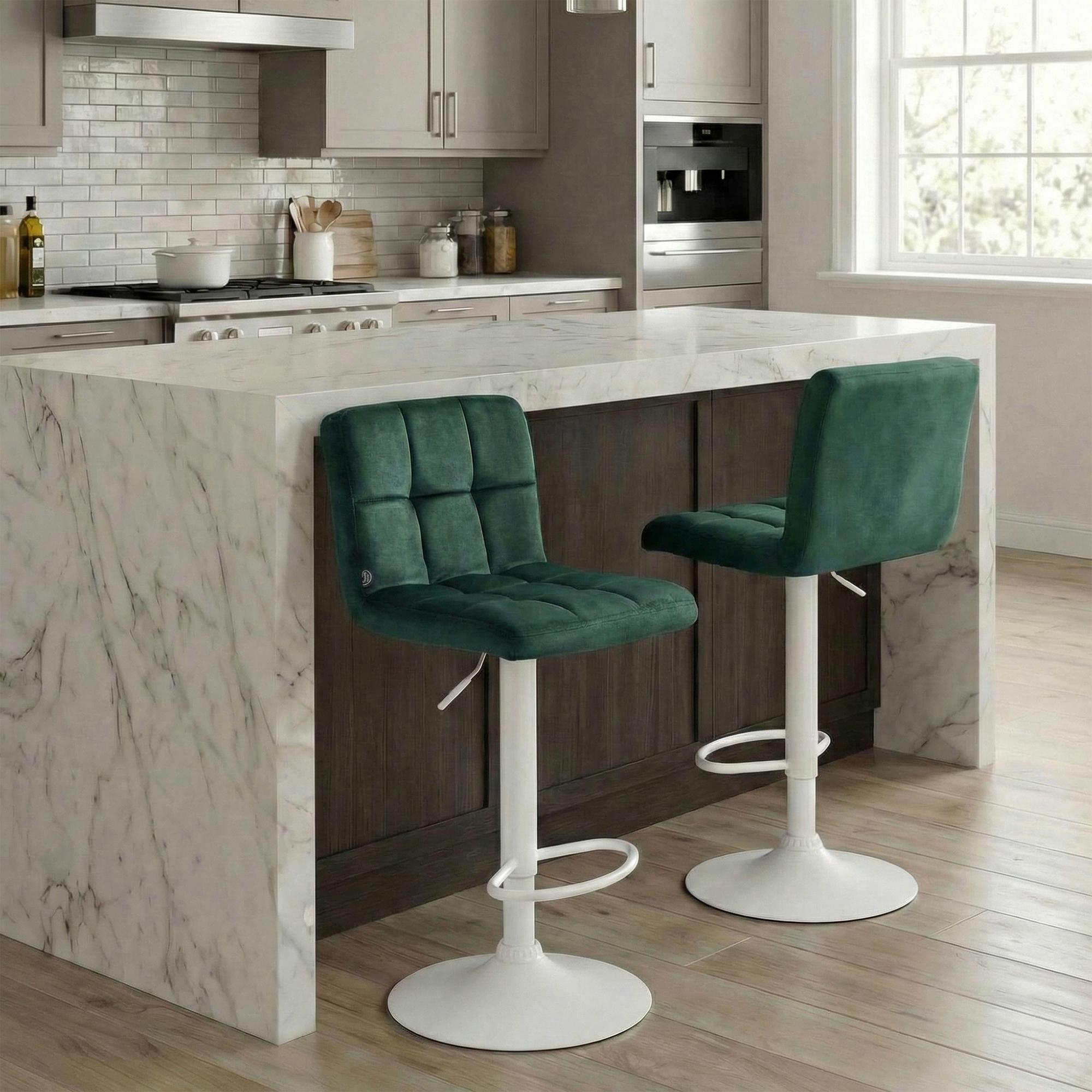 Tabouret de Bar Peru Velours