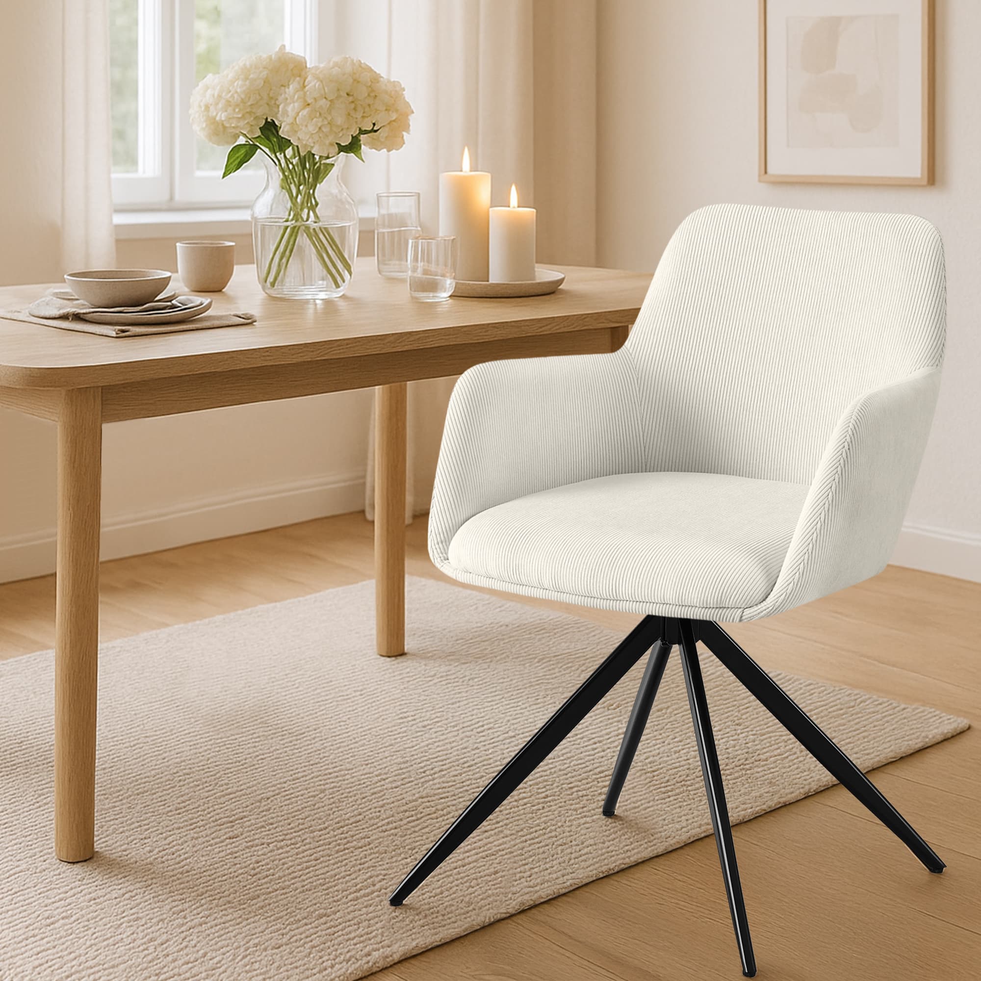 Chaise de salle à manger Olema Cord