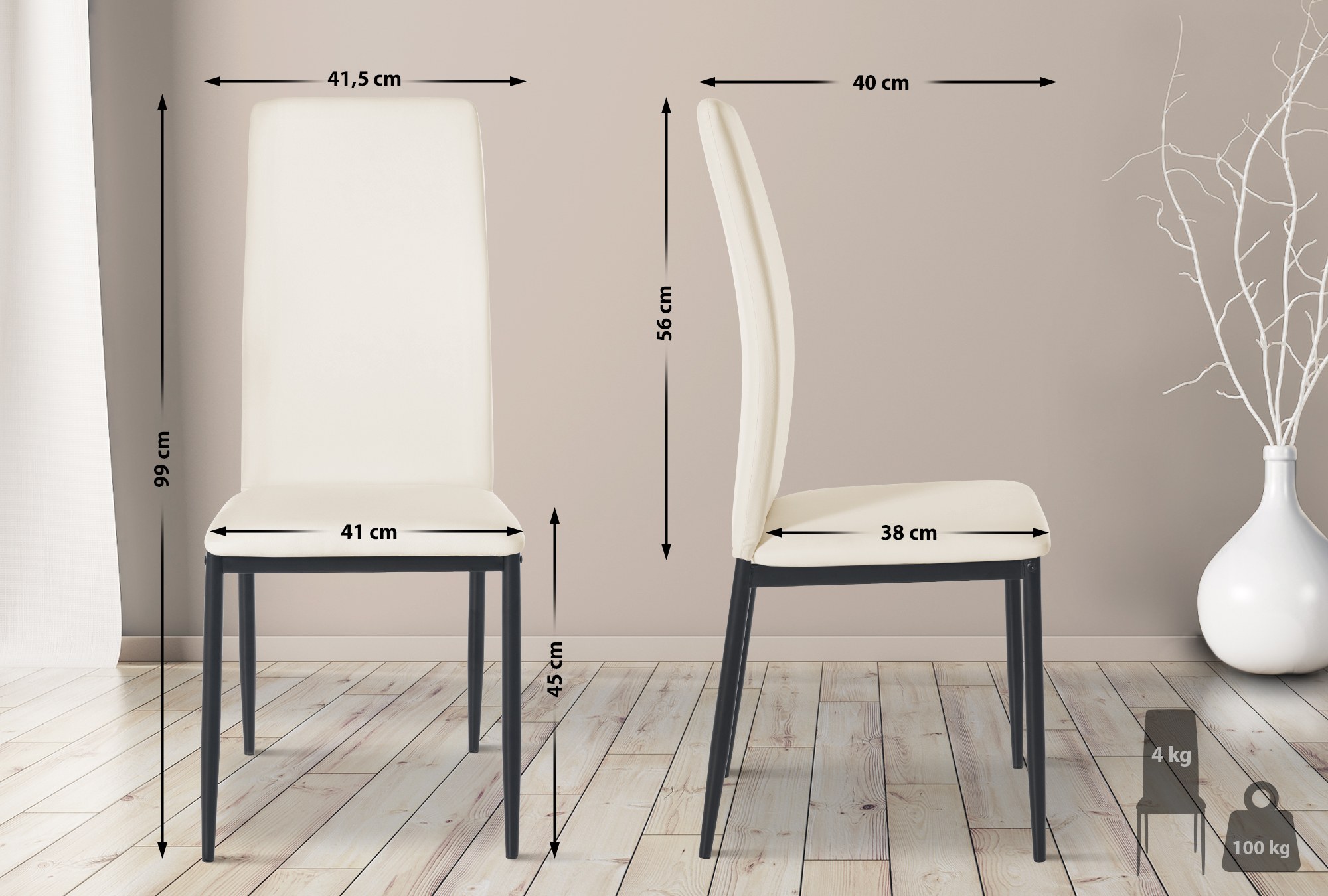 Chaise de salle à manger Savino