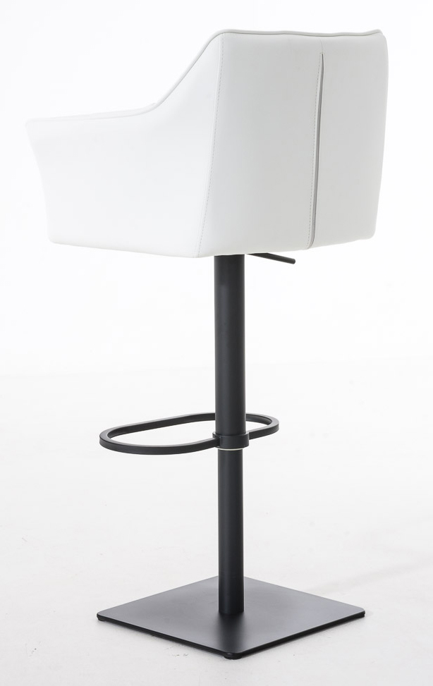 Lot de 2 tabourets de bar Damaso en similicuir