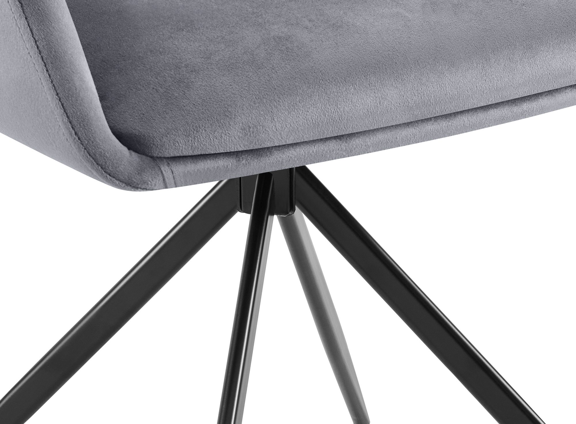 Chaise de salle à manger Olema velours