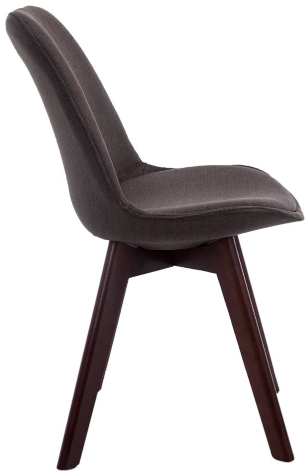 Lot de 4 chaises de salle à manger Borneo V2 en Tissu