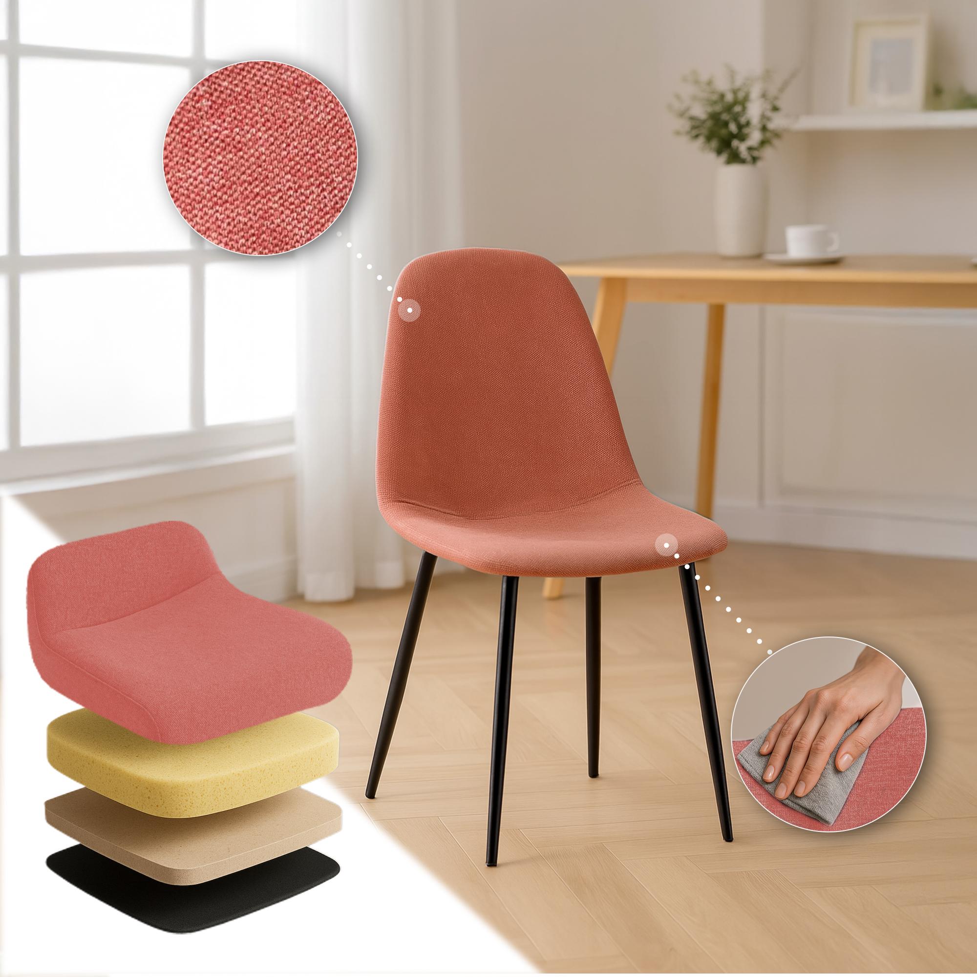 Set de 4 chaises de salle à manger Napier