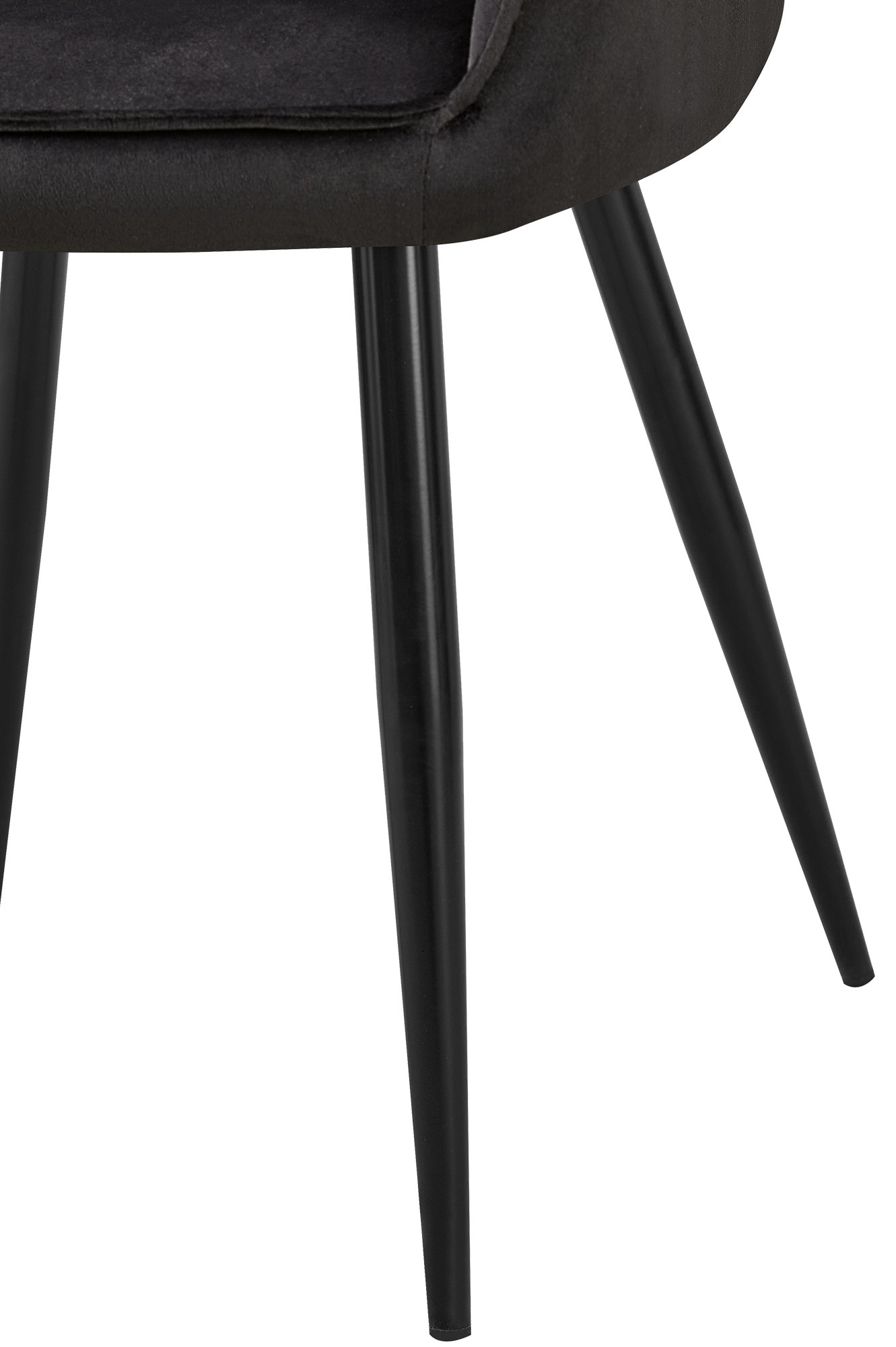 Chaise de salle à manger Boise velours