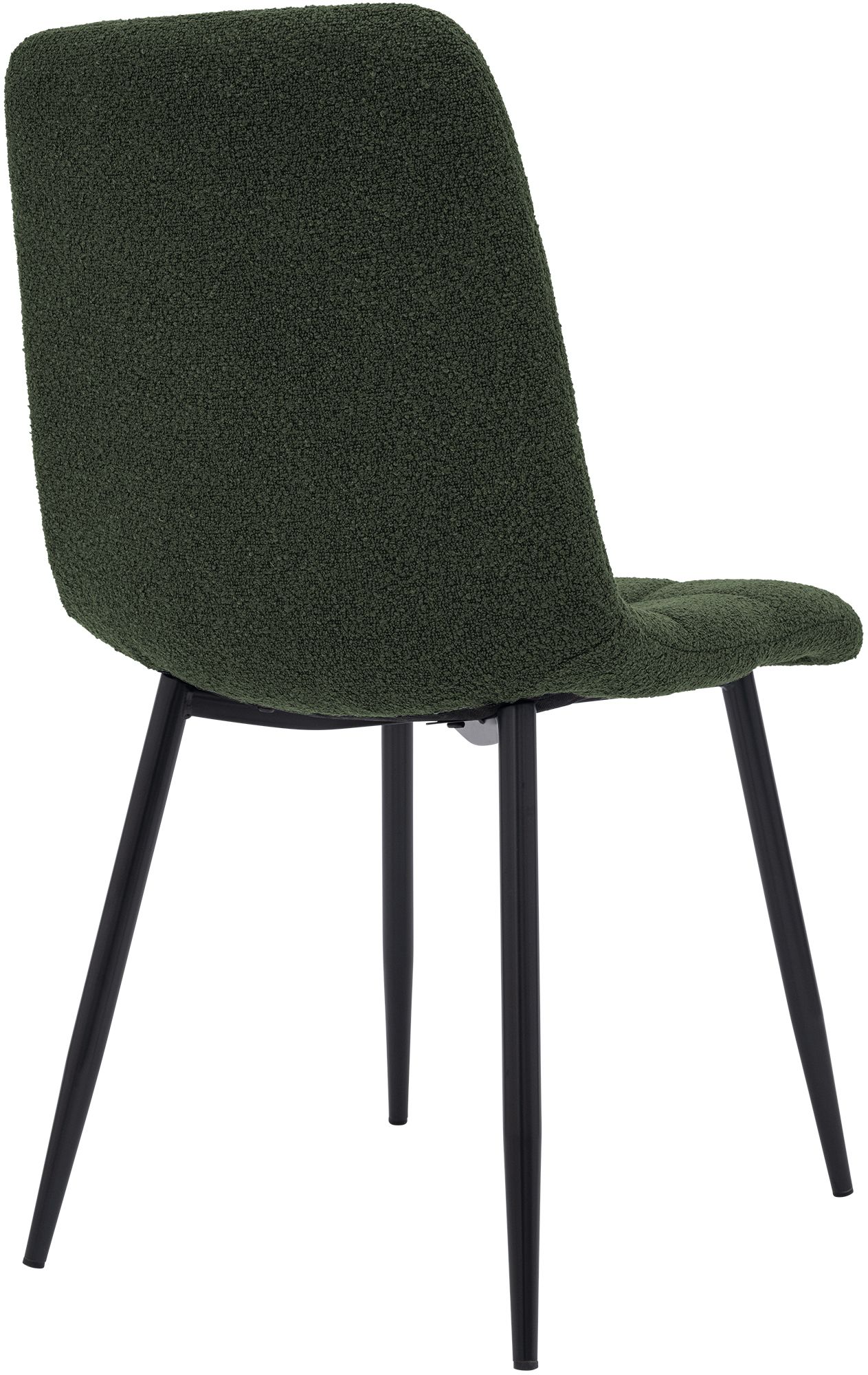 Chaise de salle a manger Antibes en tissu teddy
