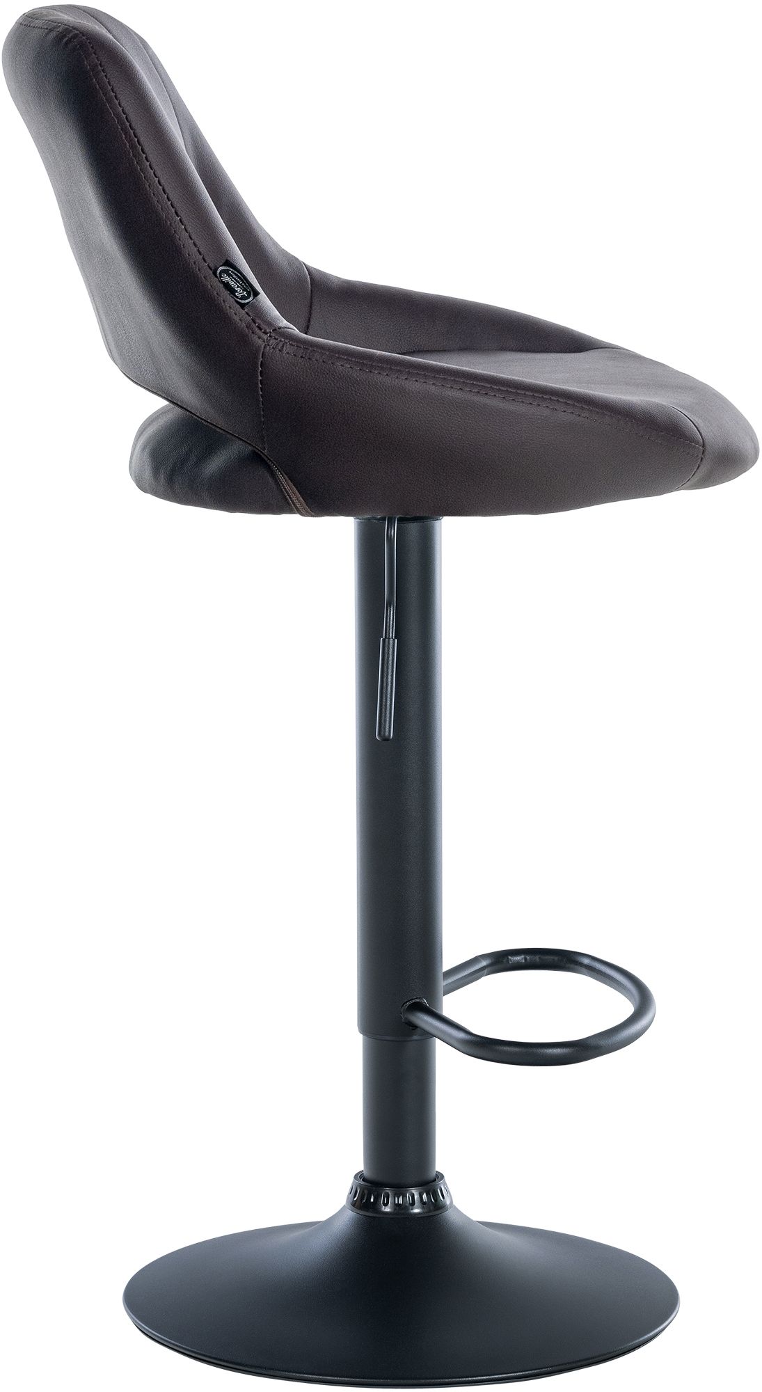 Lot de 2 tabourets de bar Milet en similicuir