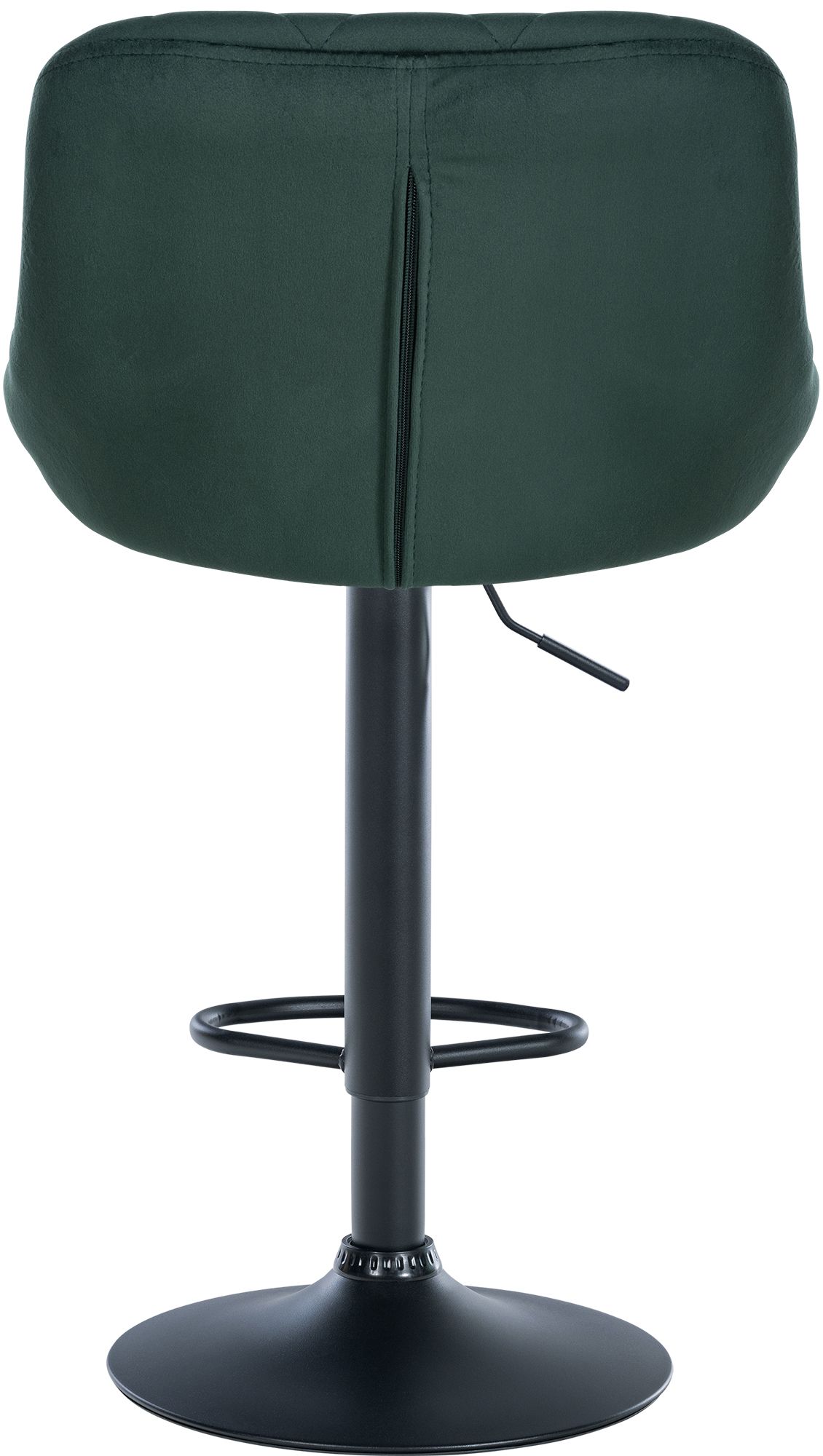 Lot de 2 tabourets de bar Lazio velours