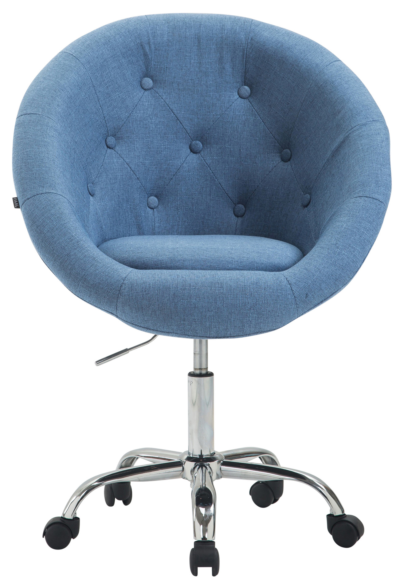 CLP Chaise de Bureau London V2 en Tissu avec Hauteur ajustable et Siège pivotant