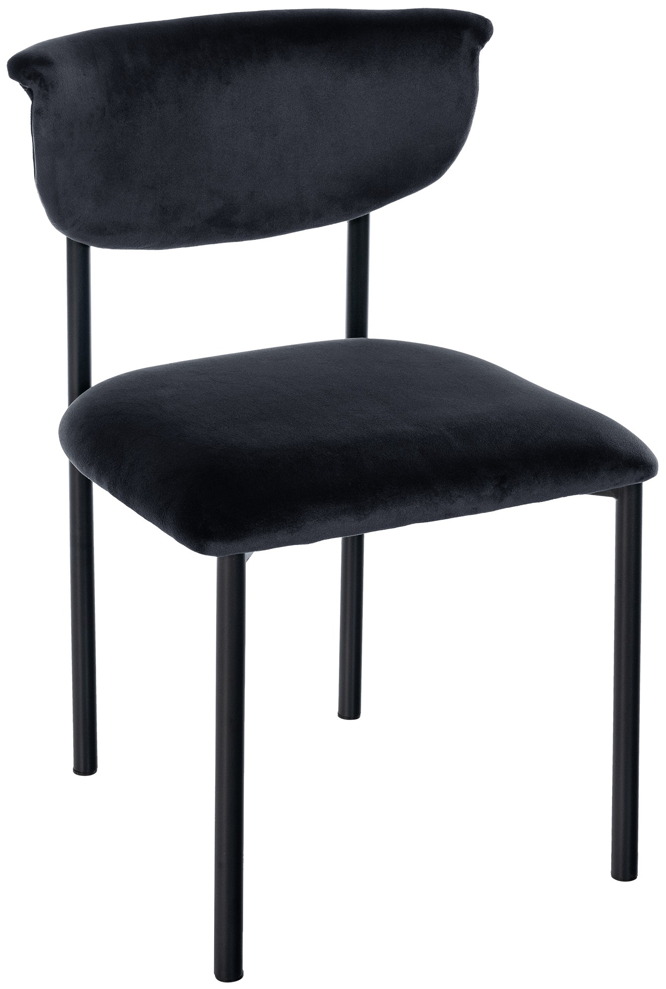 Chaise de salle à manger Gambell en Velours