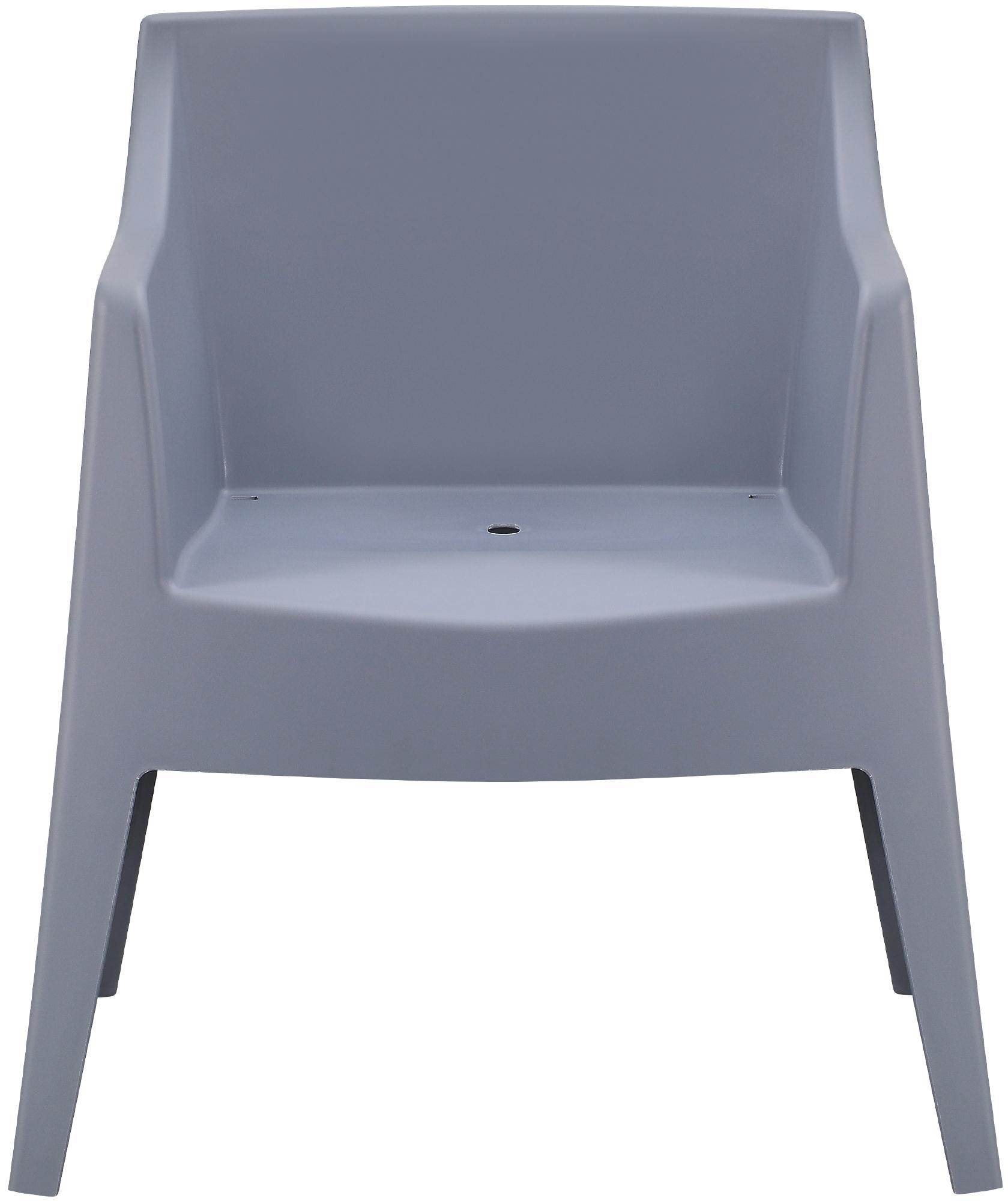 Lot de 6 Chaises de Jardin Bartal Empilables en Polypropylène Résistant aux UV et Intempéries - Fauteuils d'Extérieur Design
