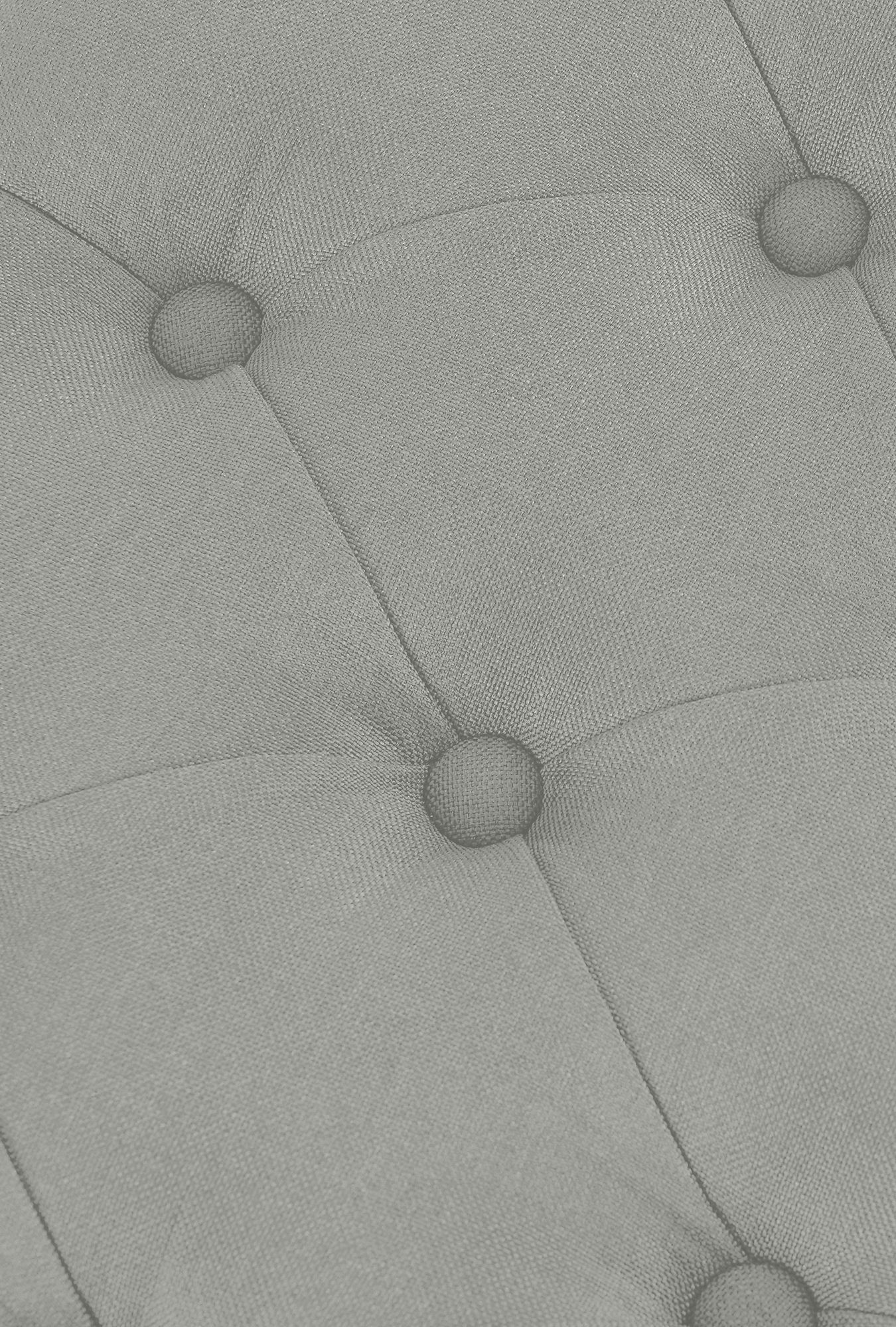 Banc Amun en tissu avec structure noire