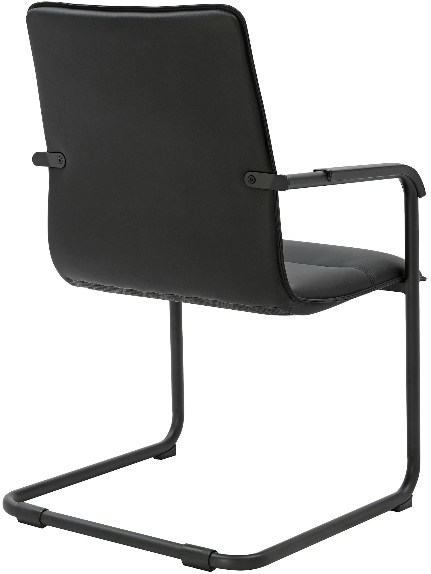 Lot de 2 chaises cantilever Seattle en similicuir