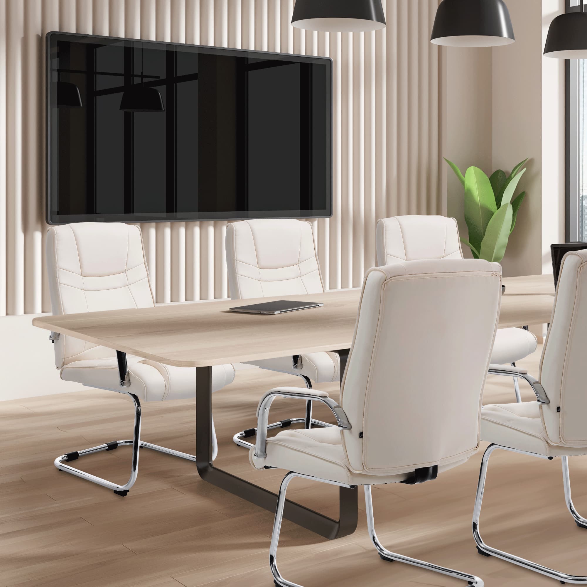 Chaise visiteur Attila similicuir