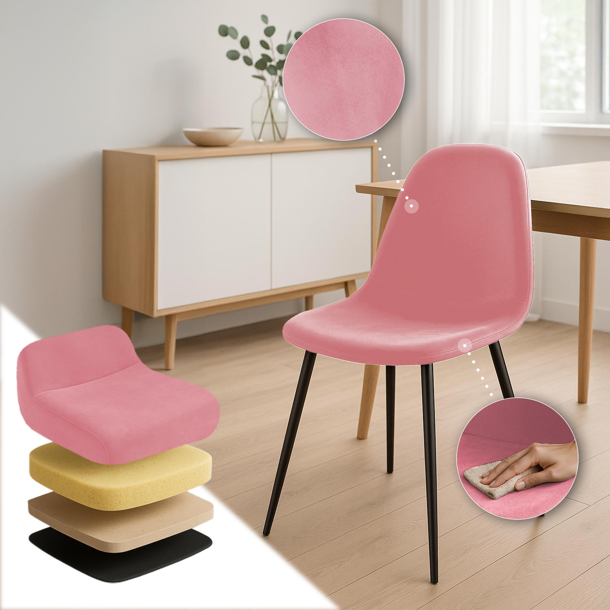 Set de 4 chaises de salle à manger Napier