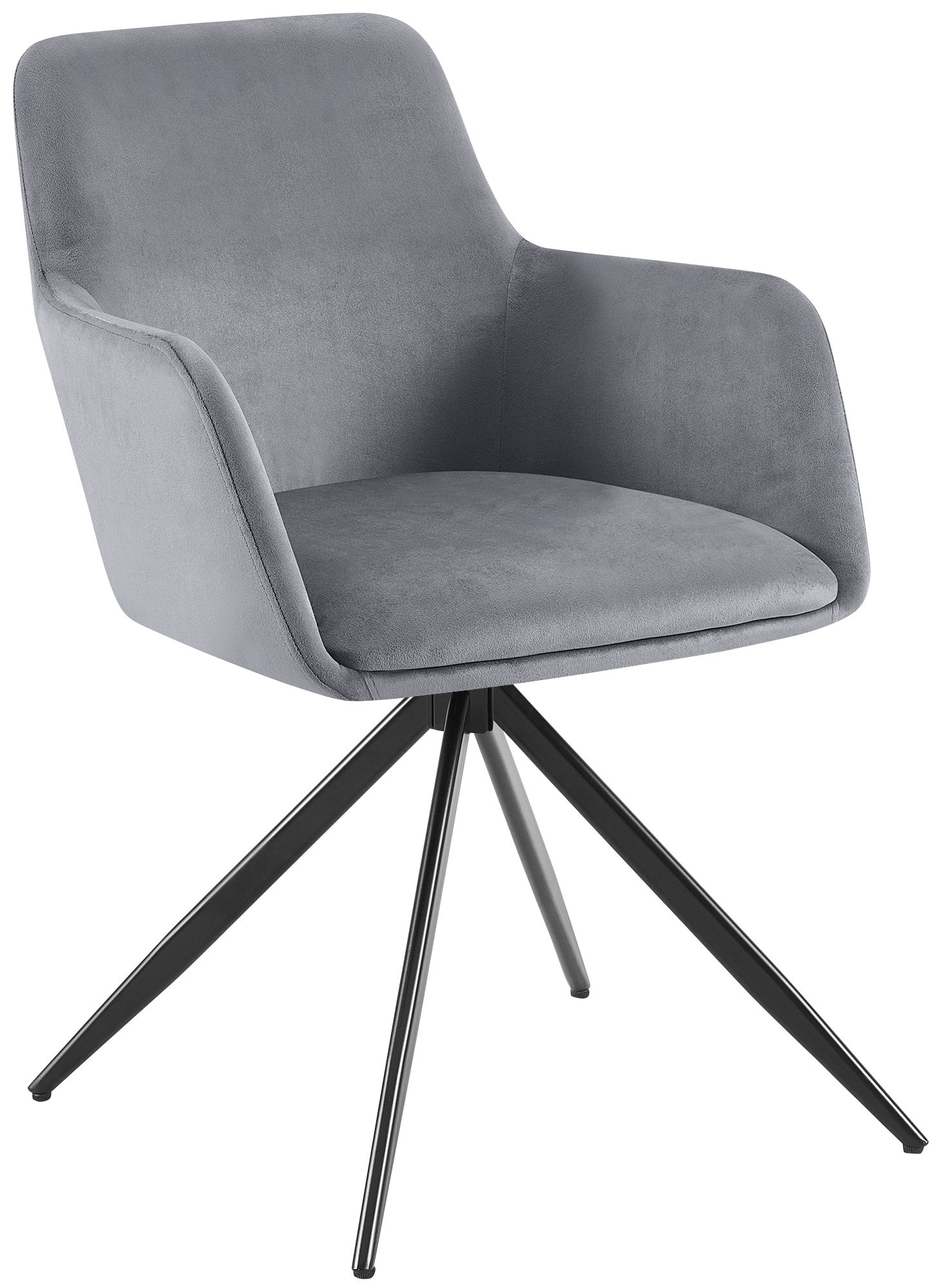 Chaise de salle à manger Olema velours