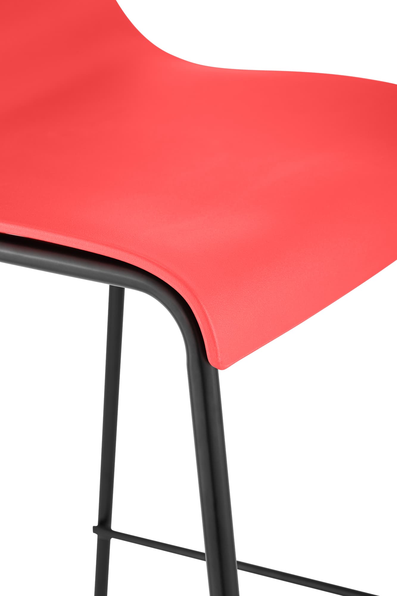 Lot de 2 tabourets de bar Hover en plastique