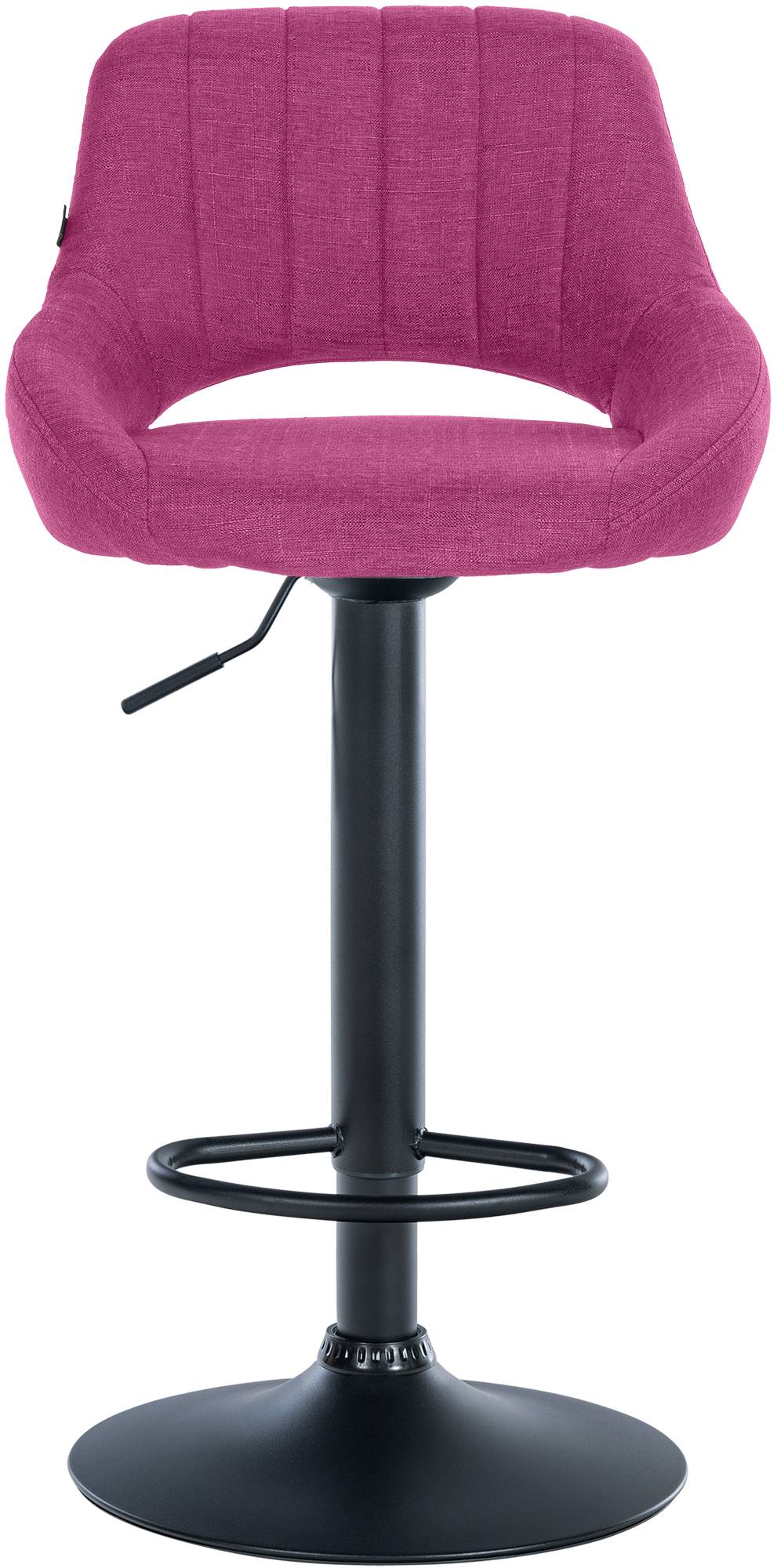 Lot de 2 tabourets de bar Milet en tissu