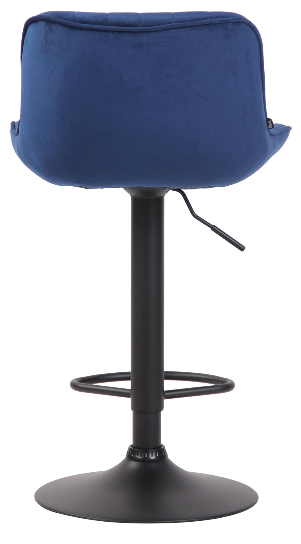 Lot de 2 Tabourets de bar Lentini en Velours Pied trompette en Métal
