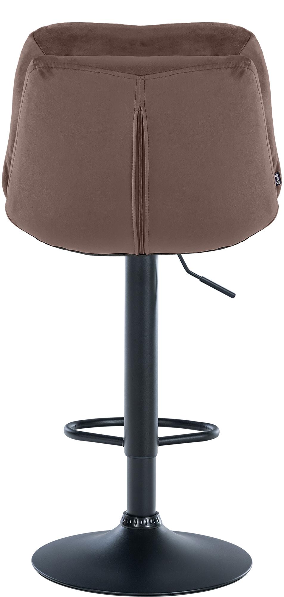 Tabouret de bar Laurel velours