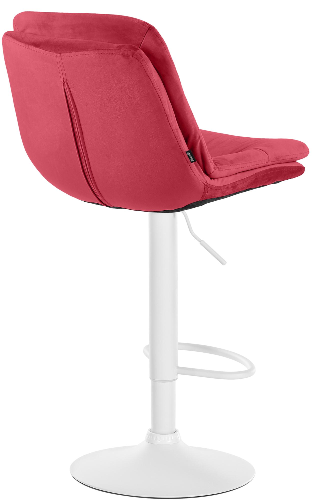 Tabouret de bar Laurel velours