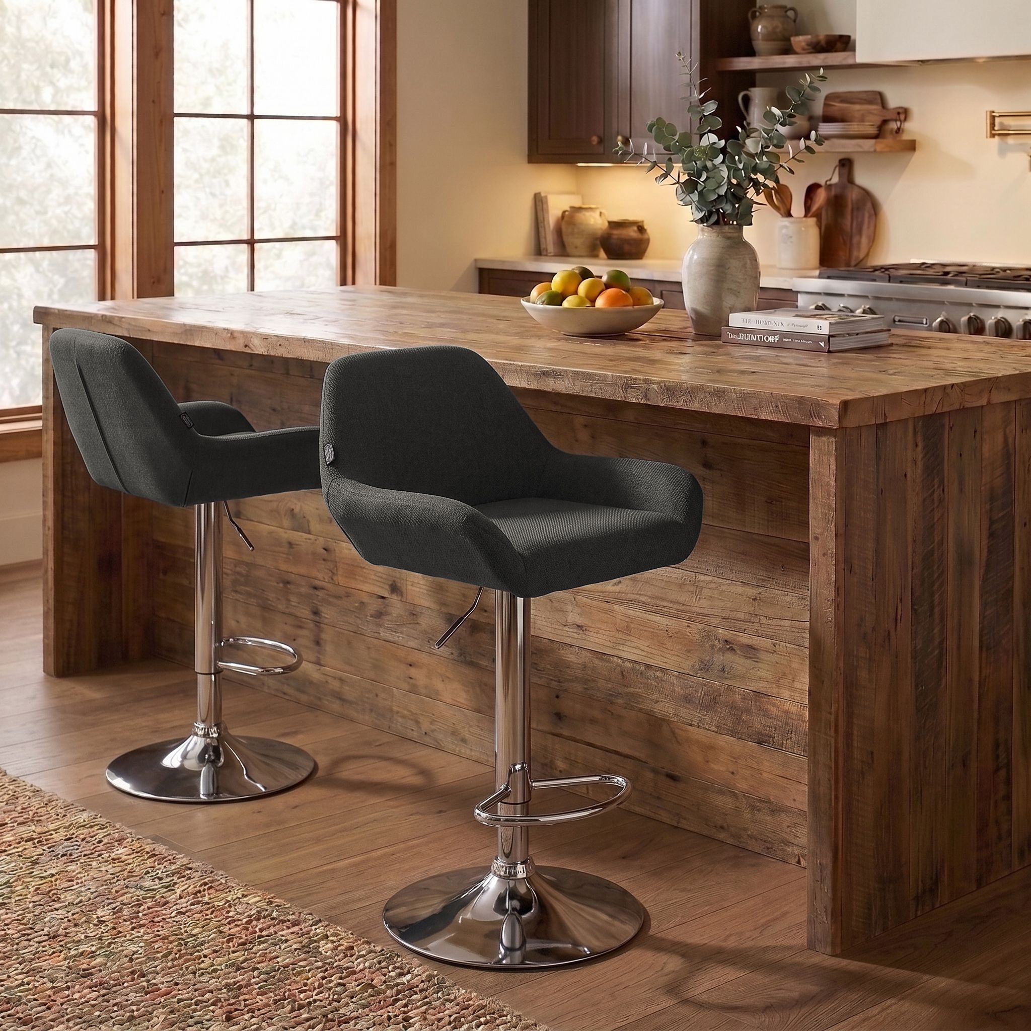 Tabouret de bar Braga tissu