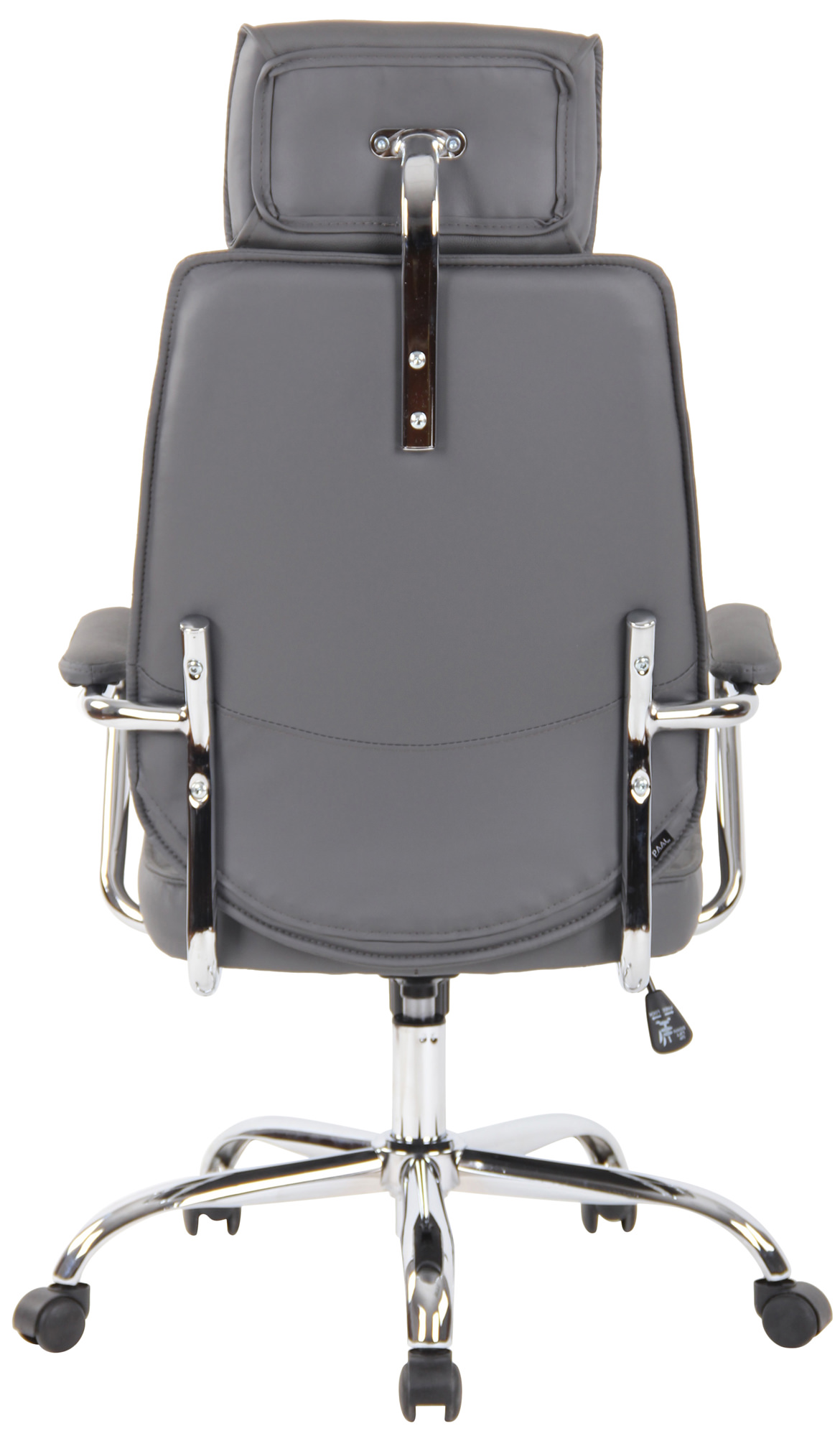 Fauteuil de bureau  Rako en véritable cuir ajustable et pivotant