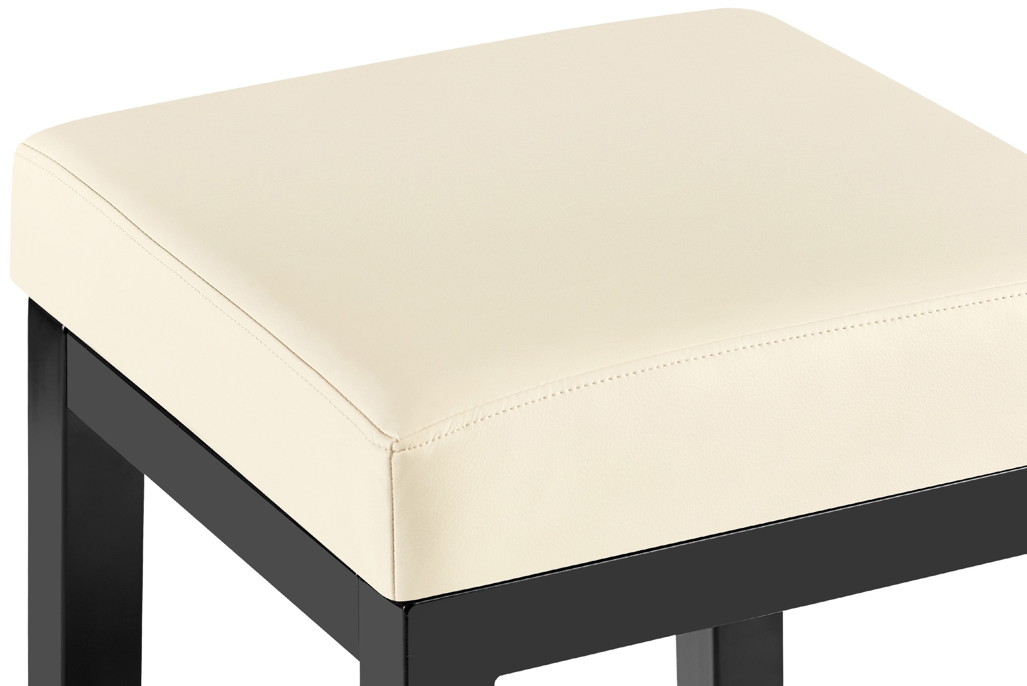 Tabouret de bar Taylor hauteur d'assise 83 cm piètement métal noir