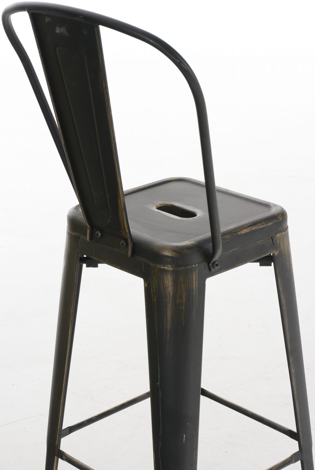 Lot de 4 tabourets de bar Design Aiden