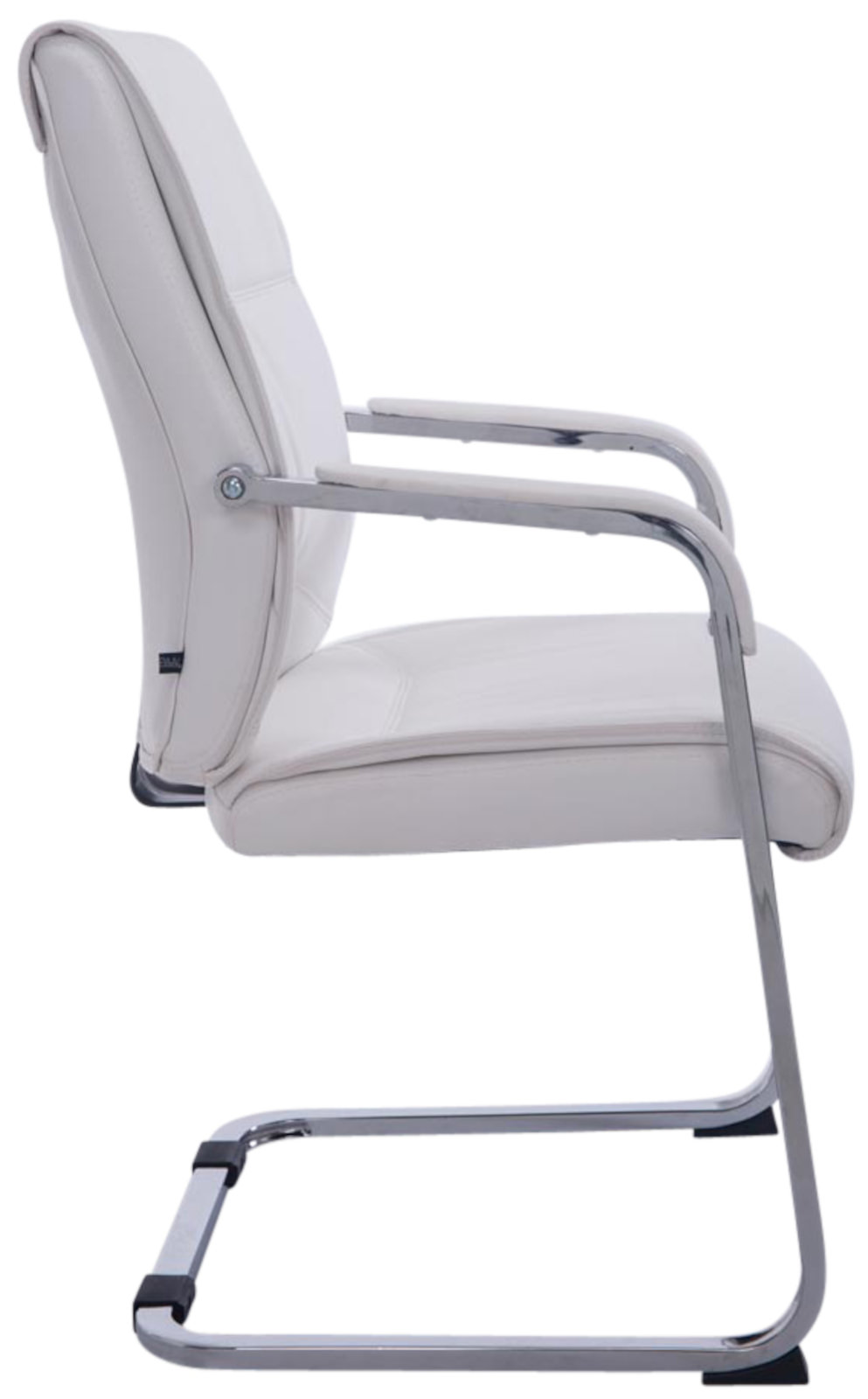 Lot de 2 Chaises Cantilever XXL Anubis en Similicuir avec accoudoirs