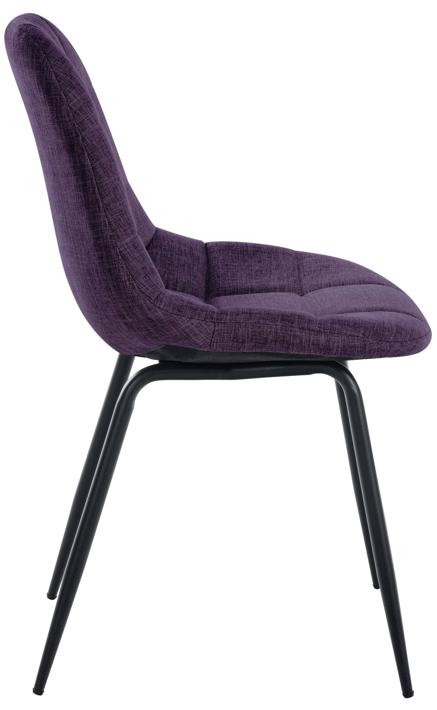 Chaise de salle à manger Tom avec Pieds en métal noir