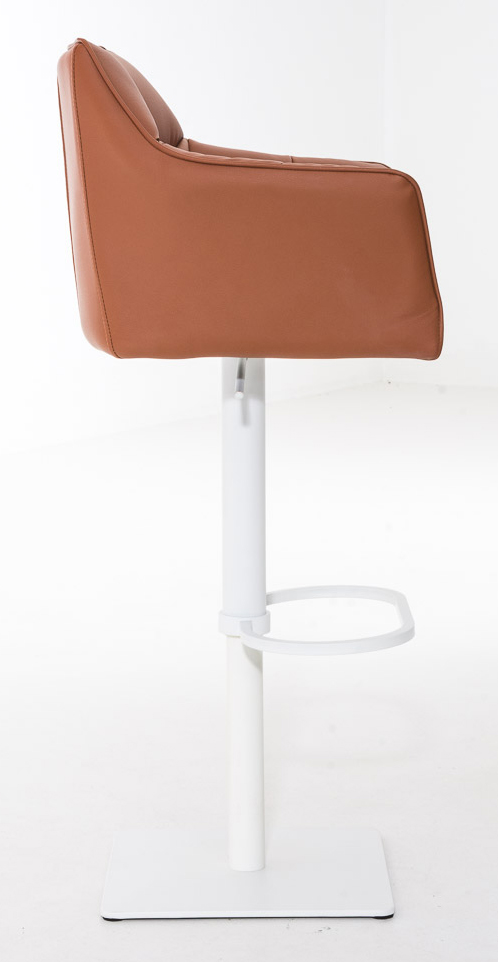 Lot de 2 tabourets de bar Damaso en similicuir