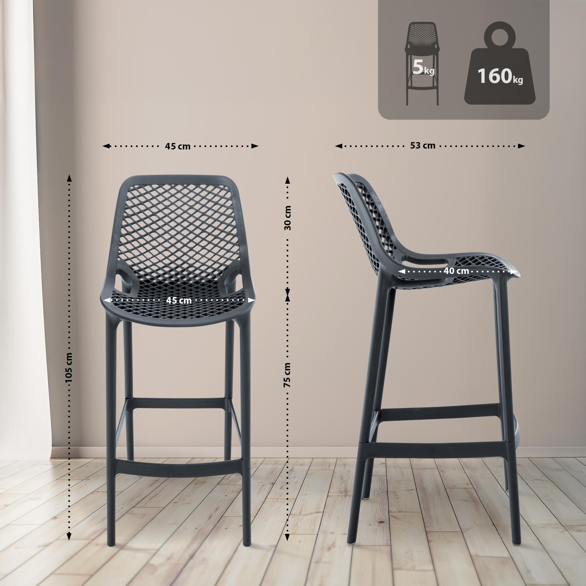 Tabouret de Bar Extérieur Air