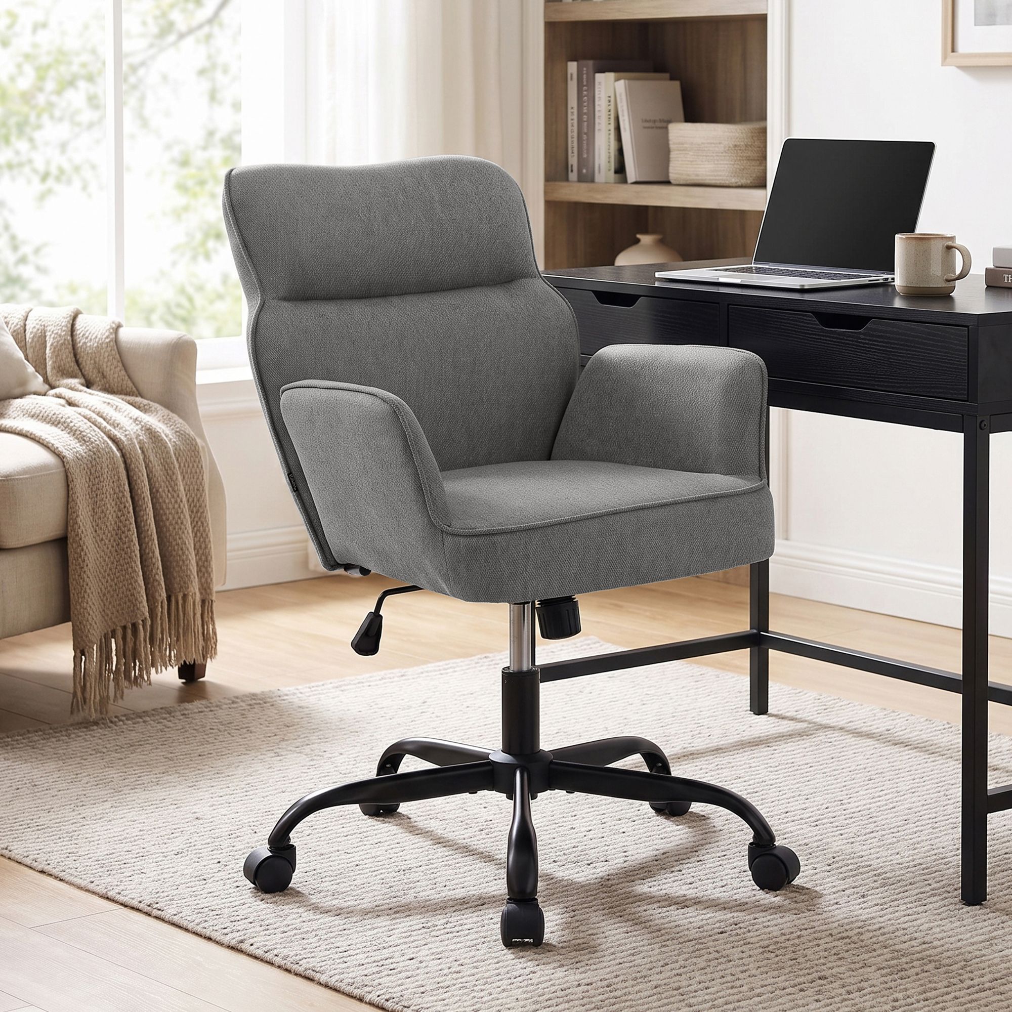 Chaise de bureau Amado tissu