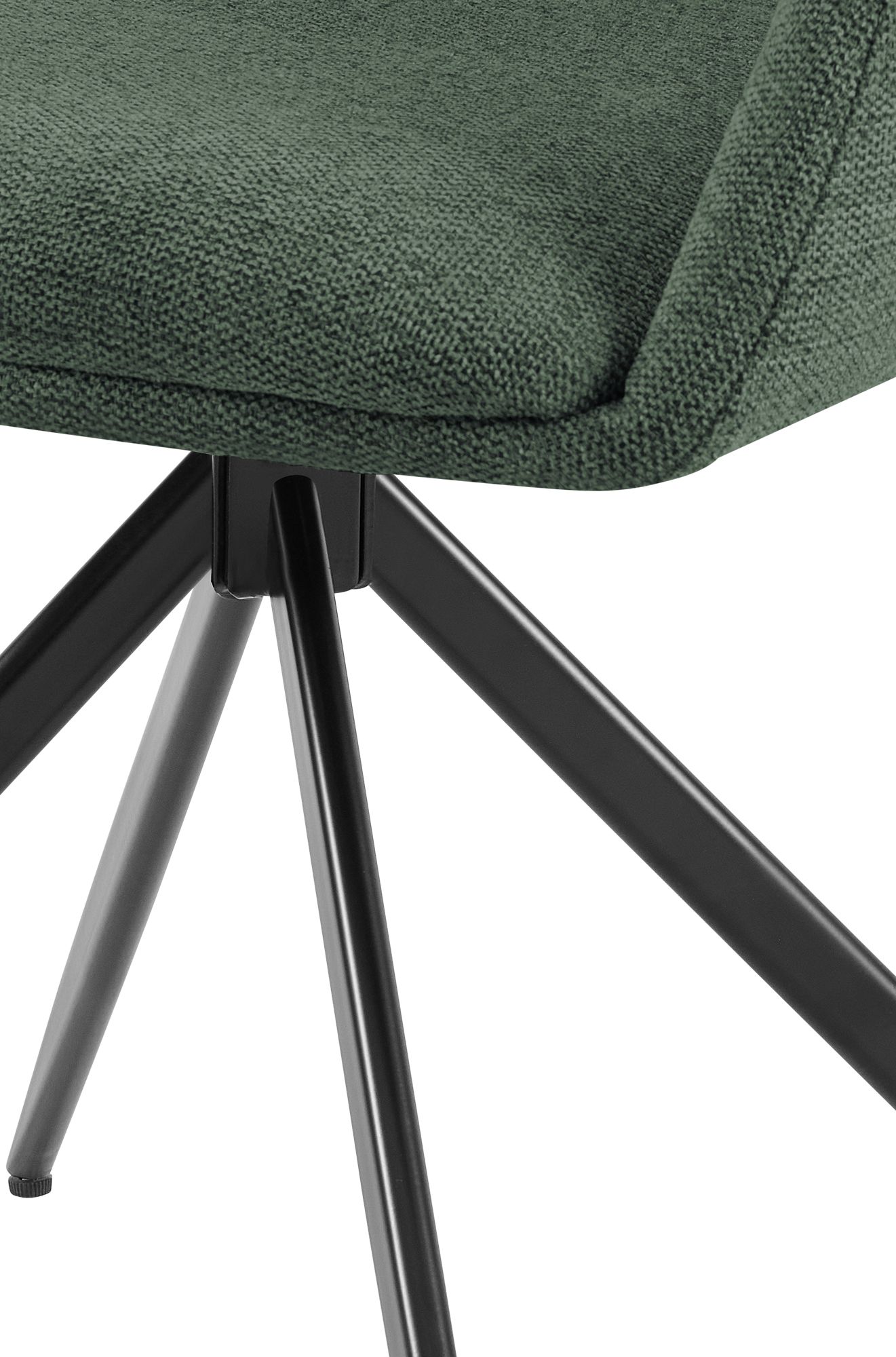 Chaise de salle a manger Olema en tissu