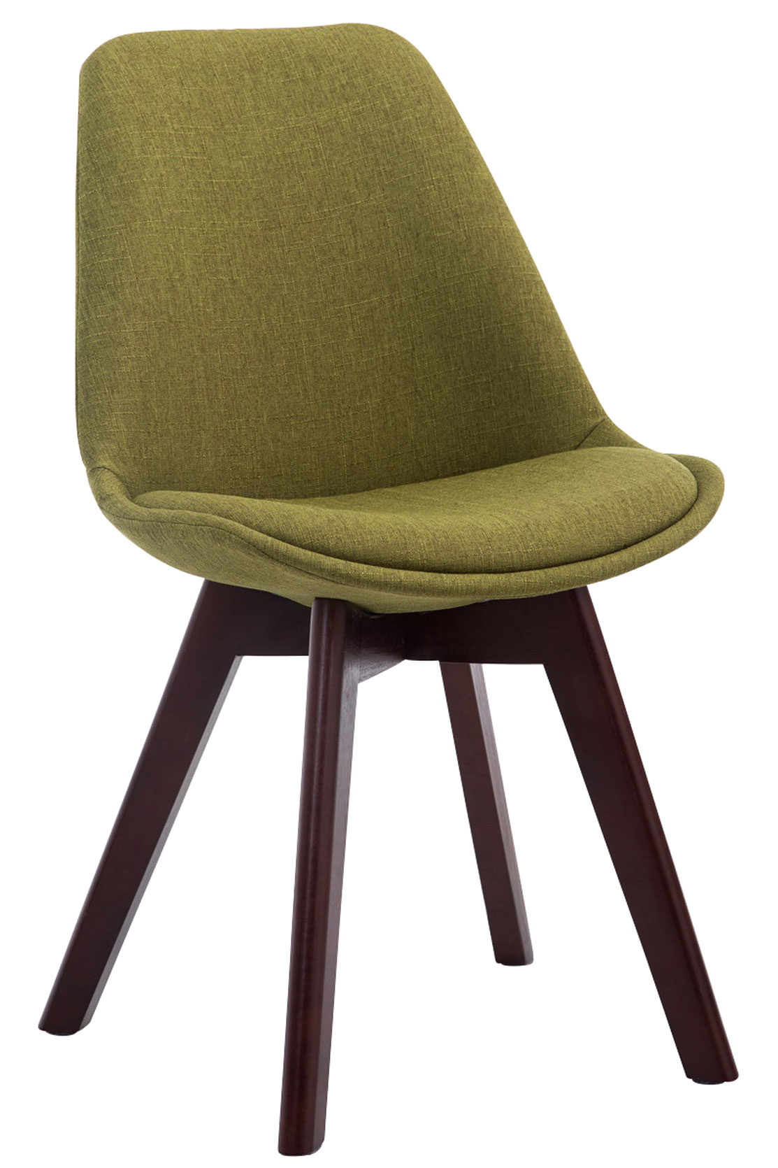 Lot de 4 chaises de salle à manger Borneo V2 en Tissu
